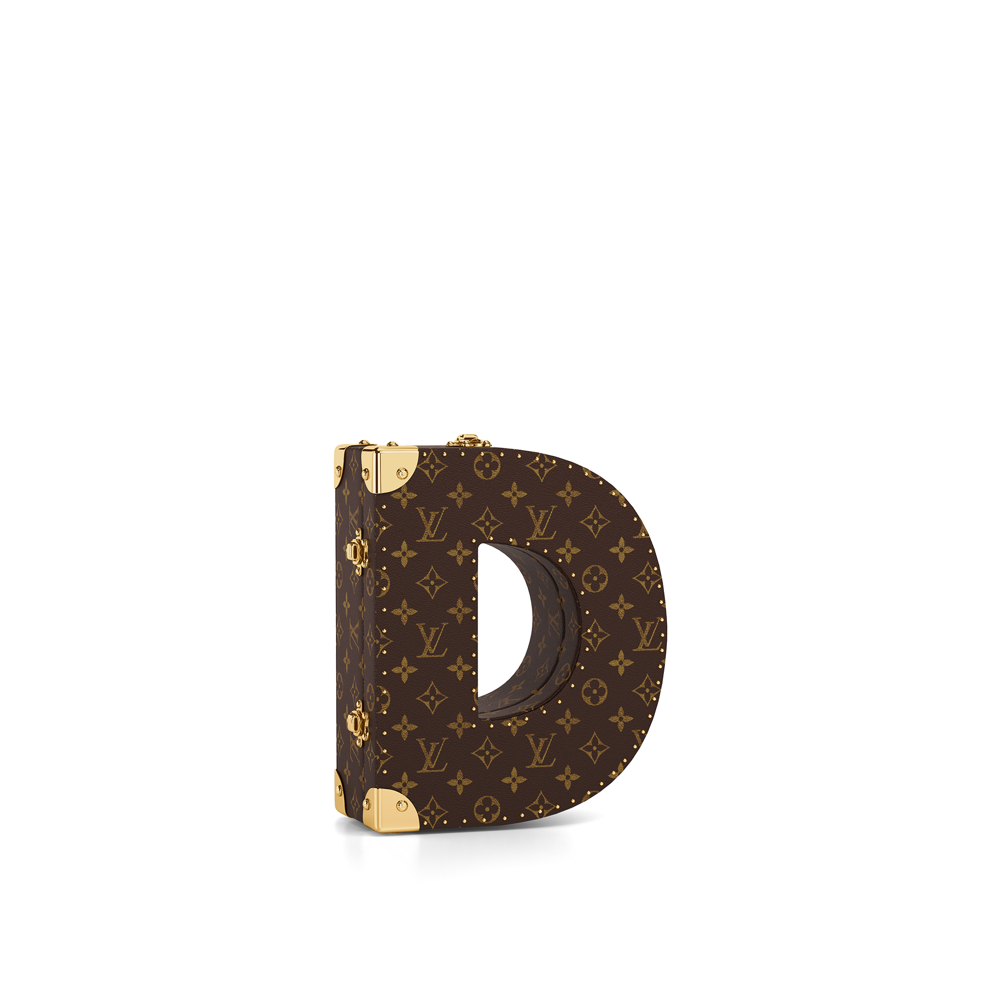 Letter Trunk D Monogram Canvas in Les Extraordinaires