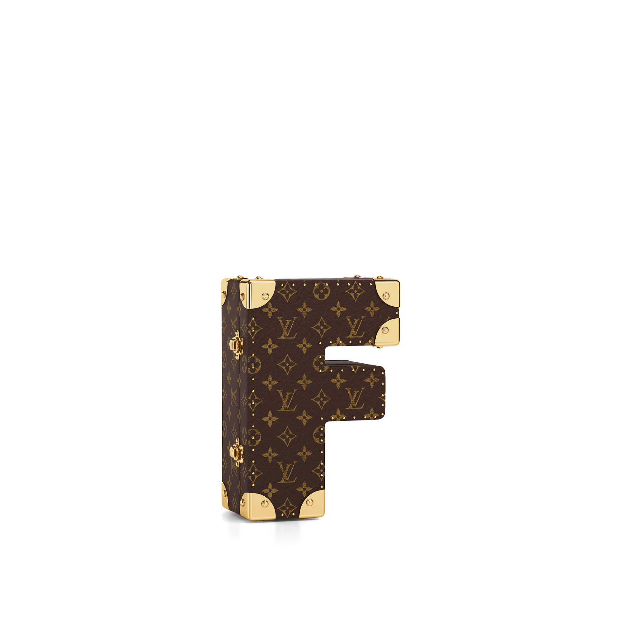 Letter Trunk F Monogram Canvas in Les Extraordinaires