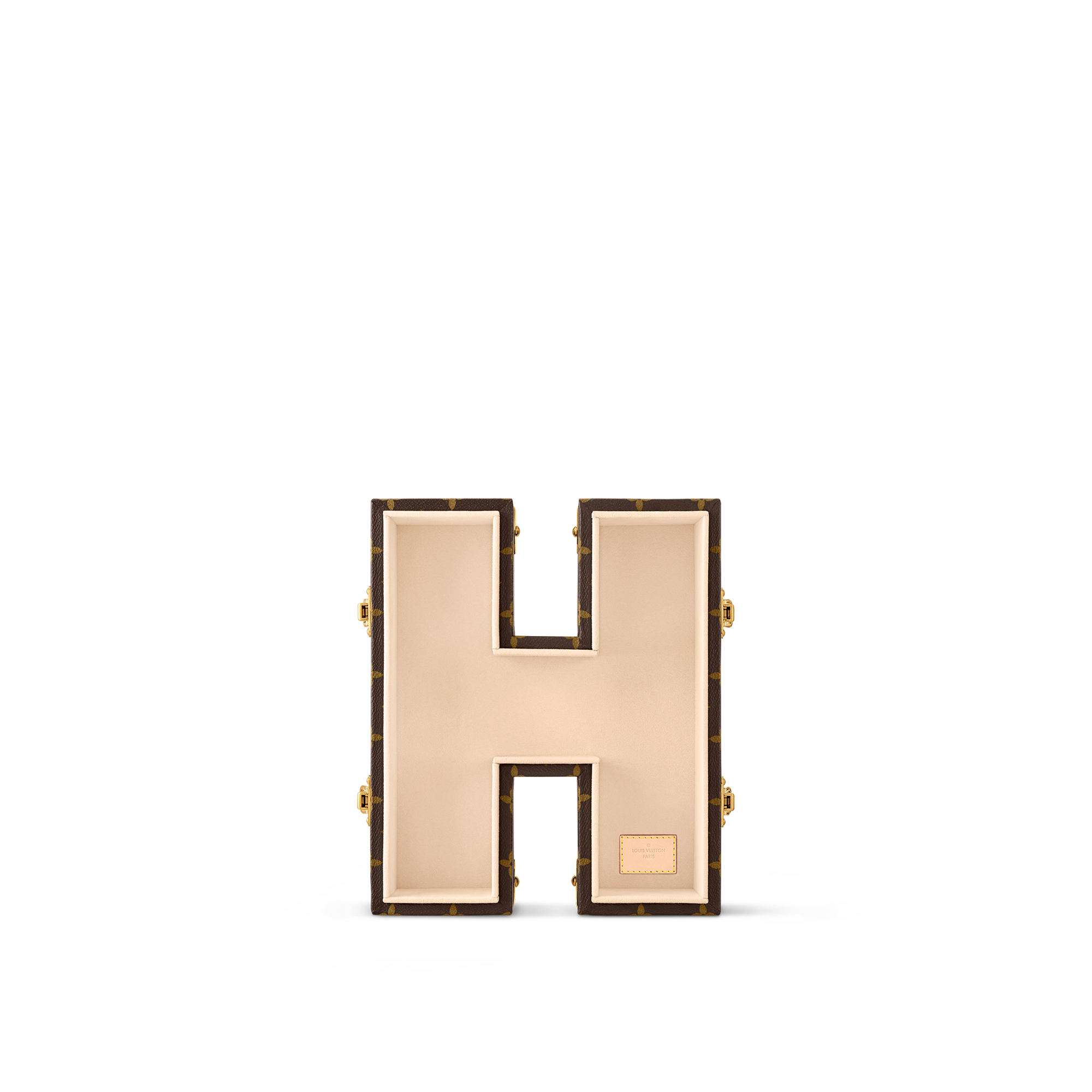 Letter Trunk H Monogram Canvas in Les Extraordinaires
