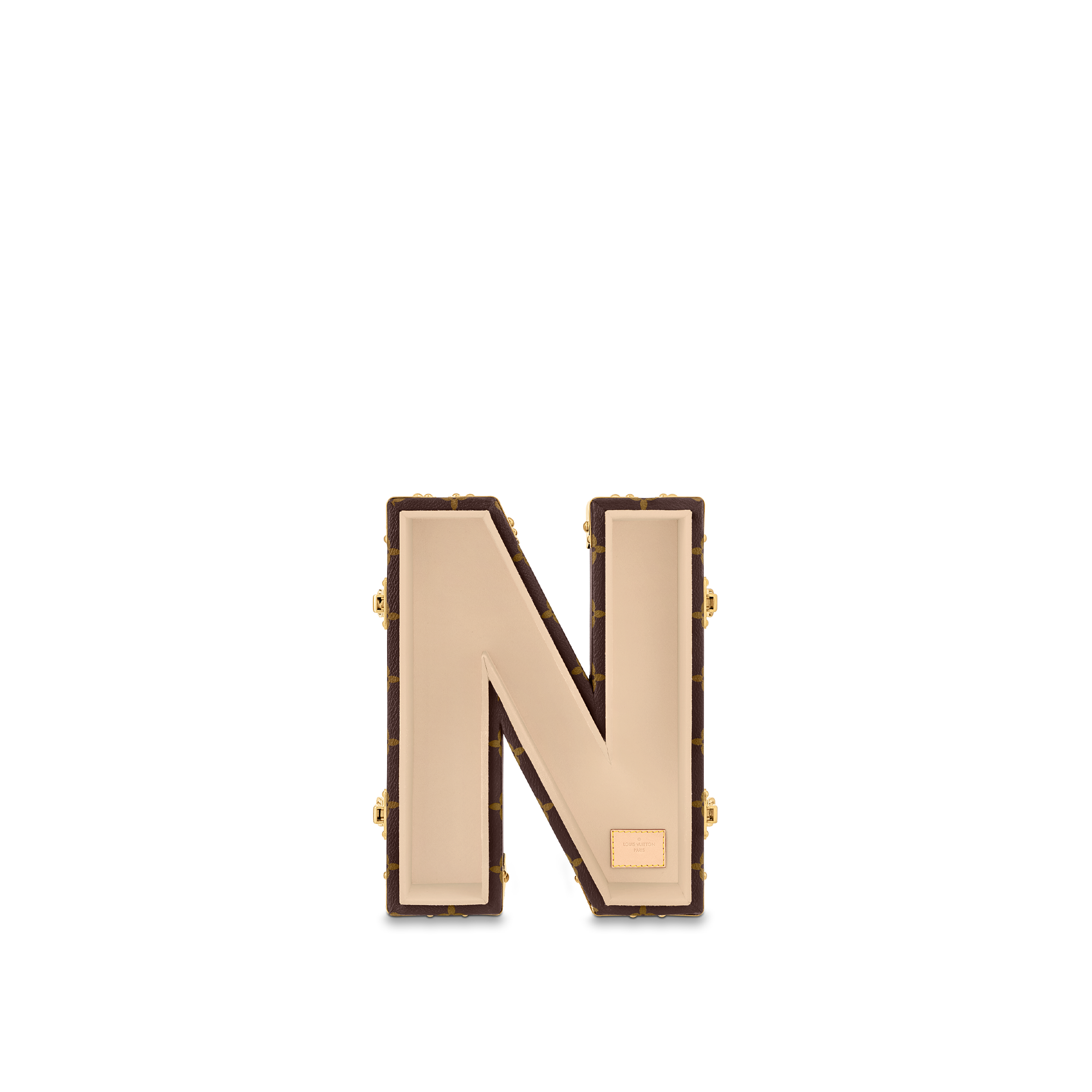 Letter Trunk N Monogram Canvas in Les Extraordinaires