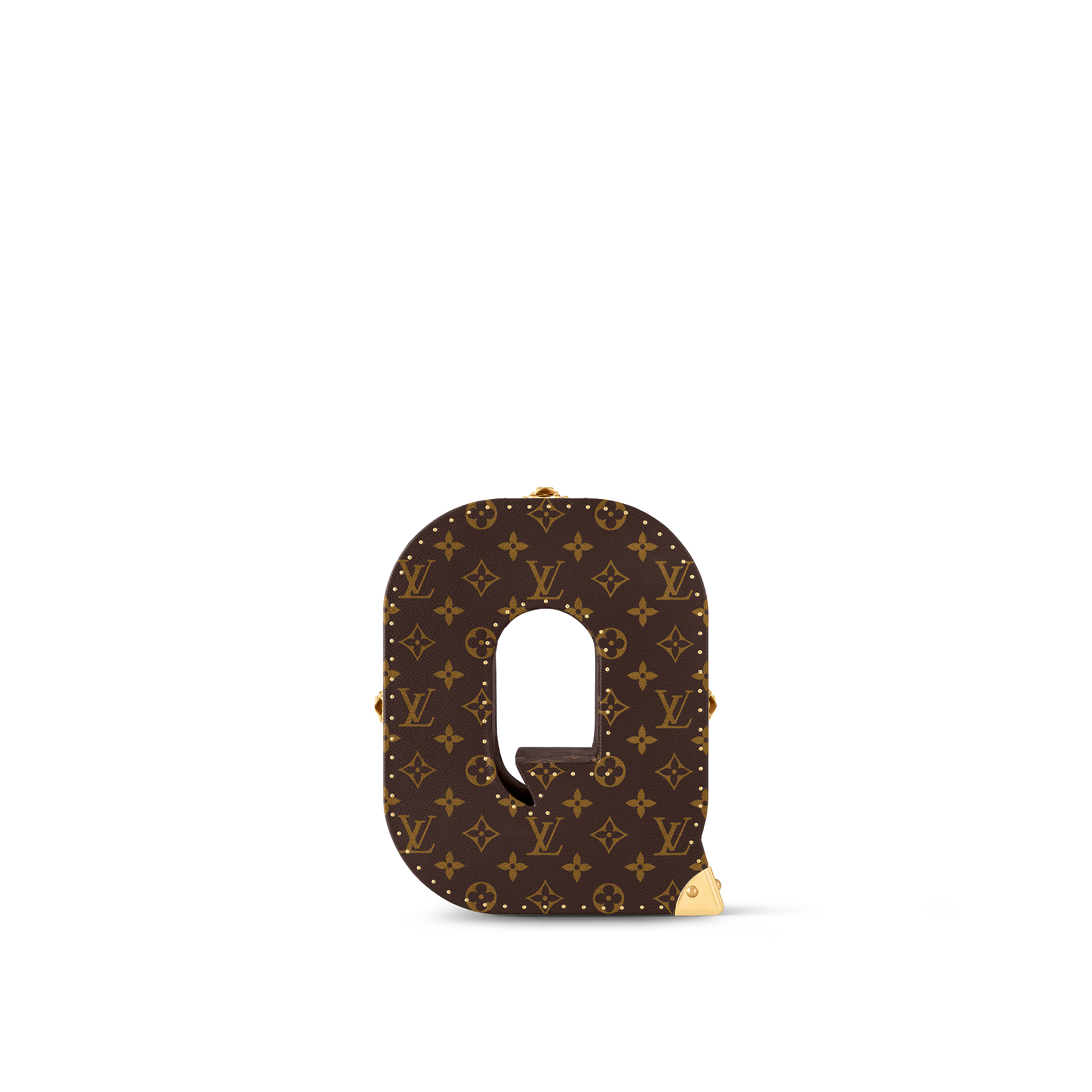 Letter Trunk Q Monogram Canvas in Les Extraordinaires