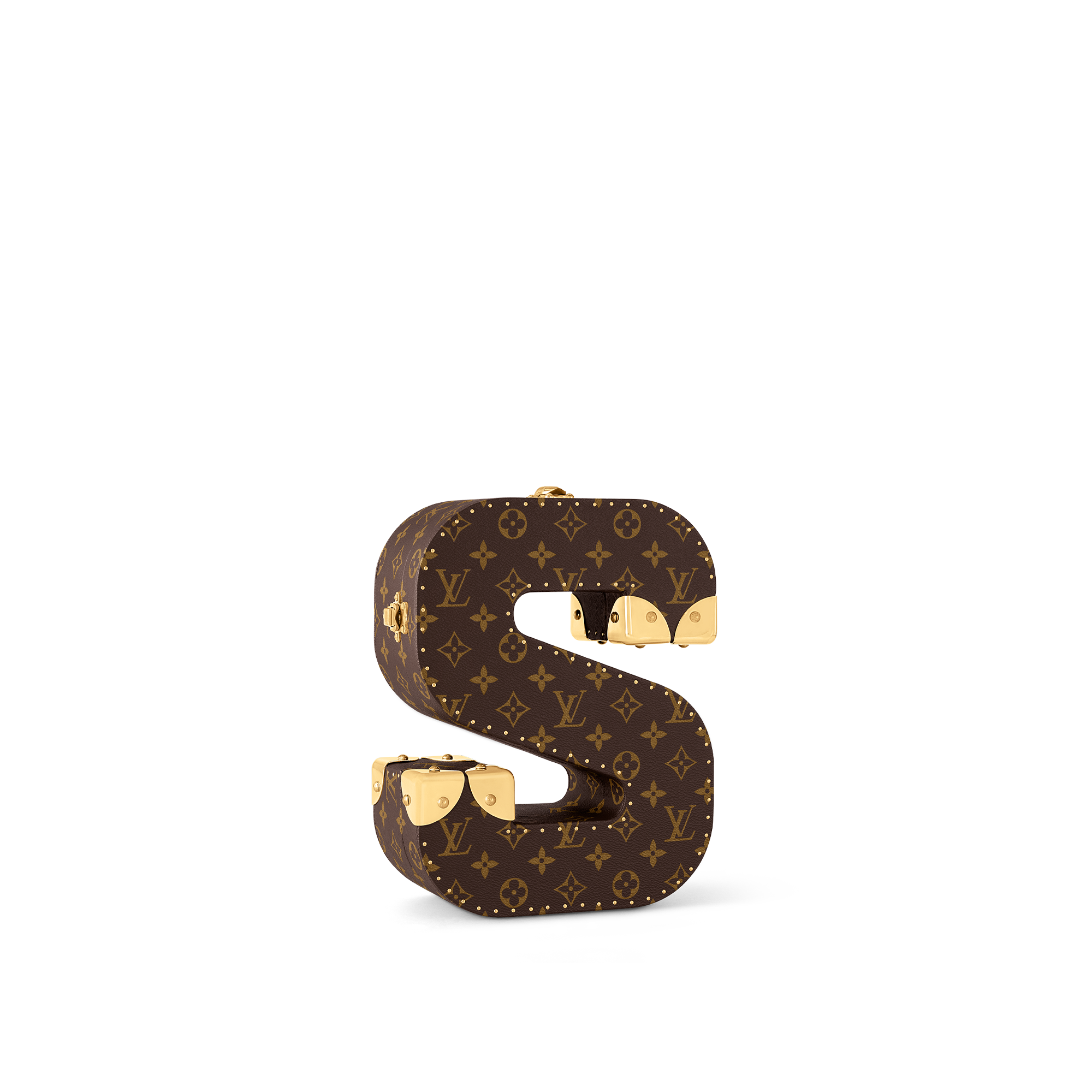 Letter Trunk S Monogram Canvas in Les Extraordinaires