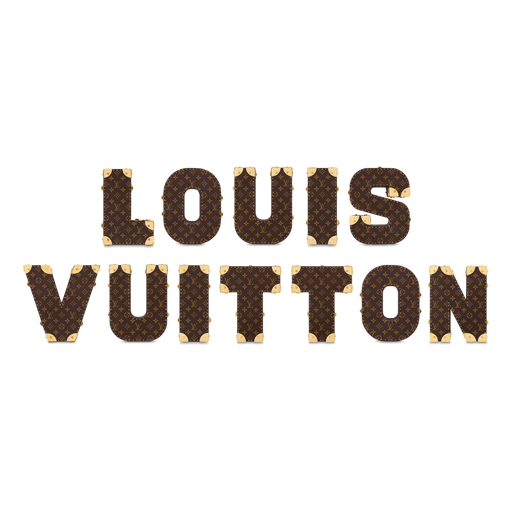 Letter Trunk T Monogram Canvas in Les Extraordinaires