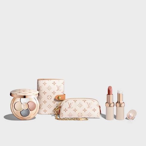 Lip & Eye Brush Set Dune Other Monogram Canvas in Perfumes and Beauty's Beauty Accessories } collections by Louis Vuitton