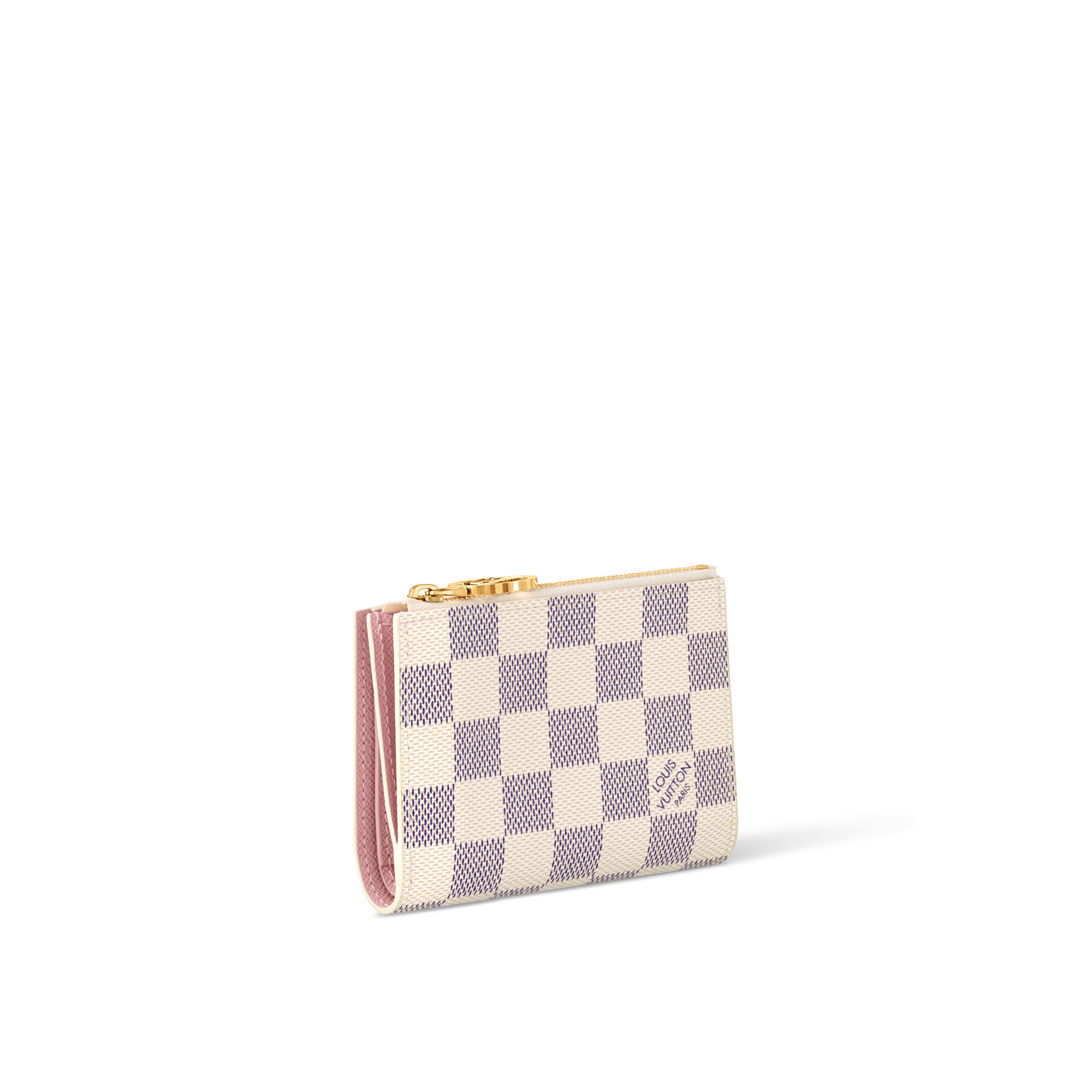 Lisa Wallet Damier Azur Canvas in Women