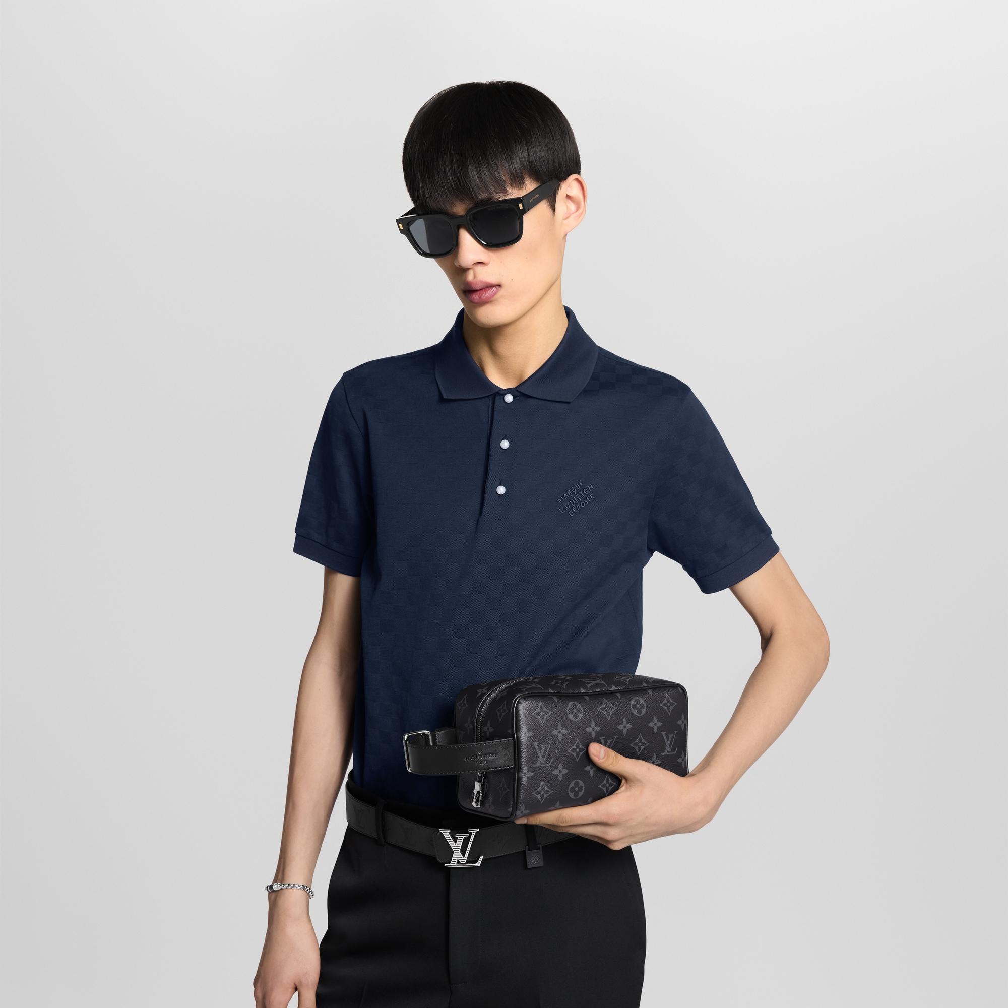 Locker Dopp Kit Monogram Eclipse Canvas in Men