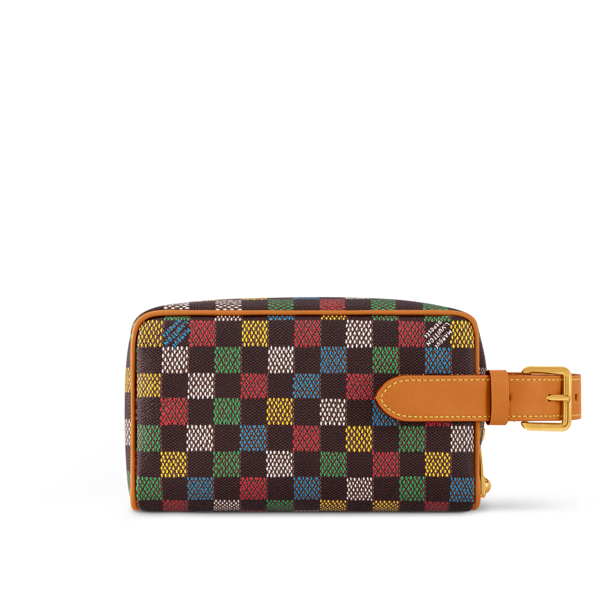 Locker Dopp Kit Damier Ebene Canvas in Men