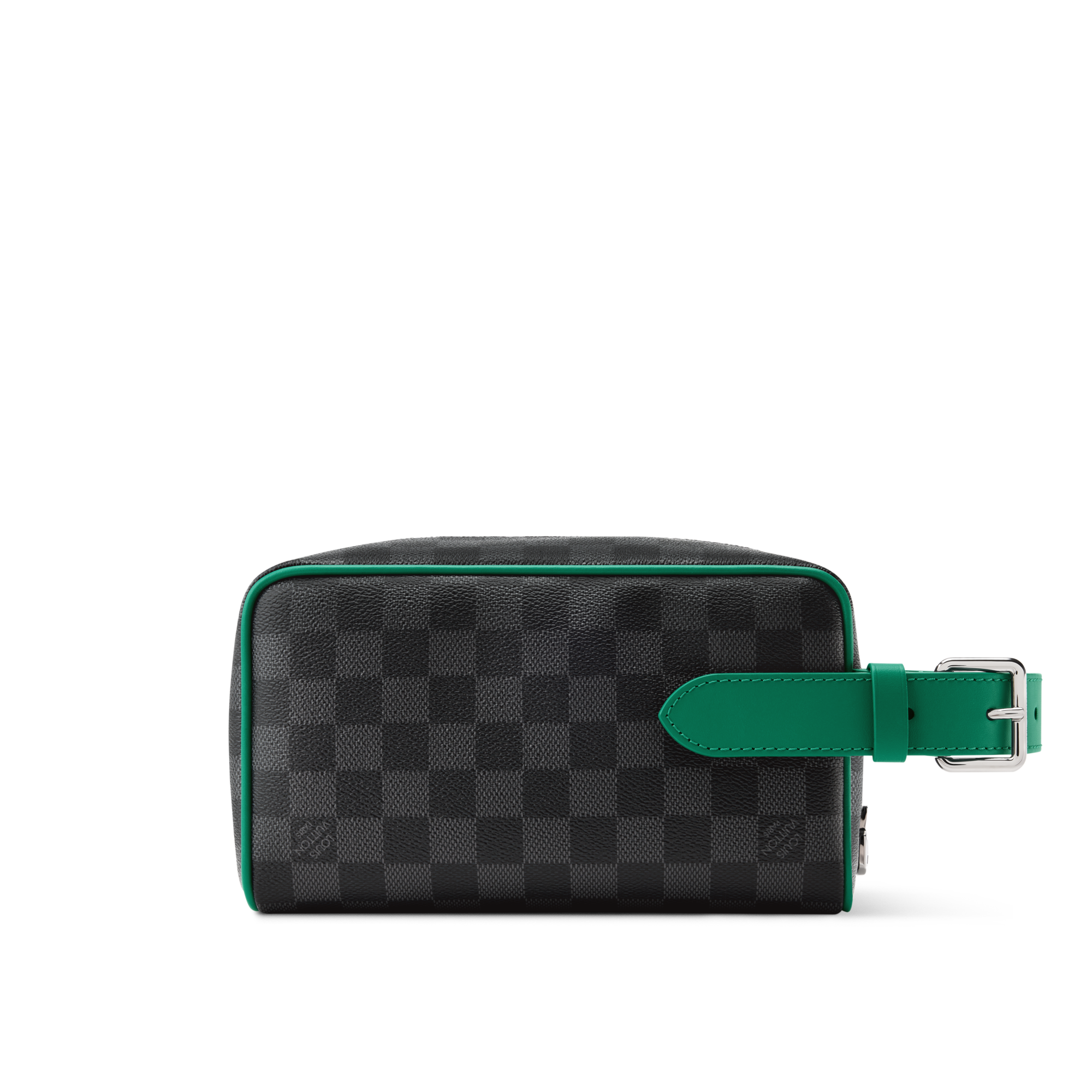 Locket Dopp Kit Damier Graphite Canvas in Men