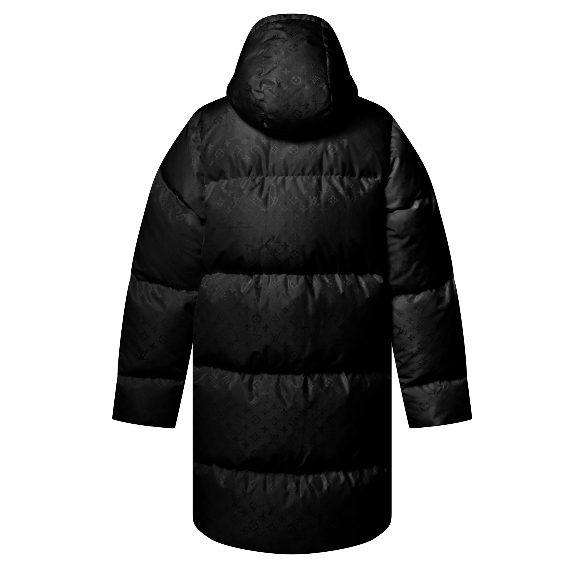 Long Monogram Puffer Jacket  in Women