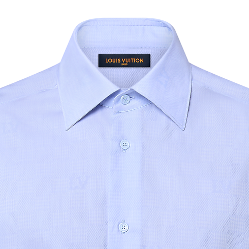 Long-Sleeved Cotton Shirt in Men's Ready to Wear Shirts collections by Louis Vuitton (Product zoom)