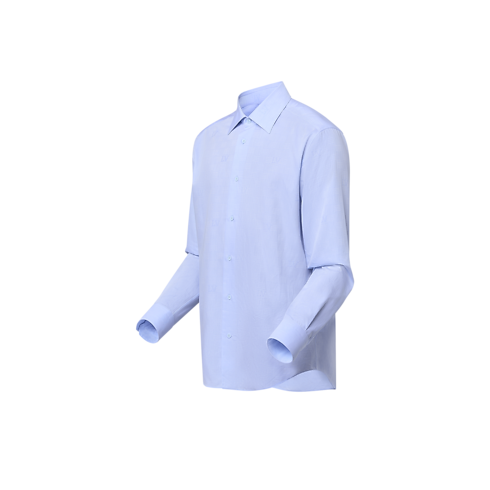 Long-Sleeved Cotton Shirt in Men's Ready to Wear Shirts collections by Louis Vuitton (Product zoom)