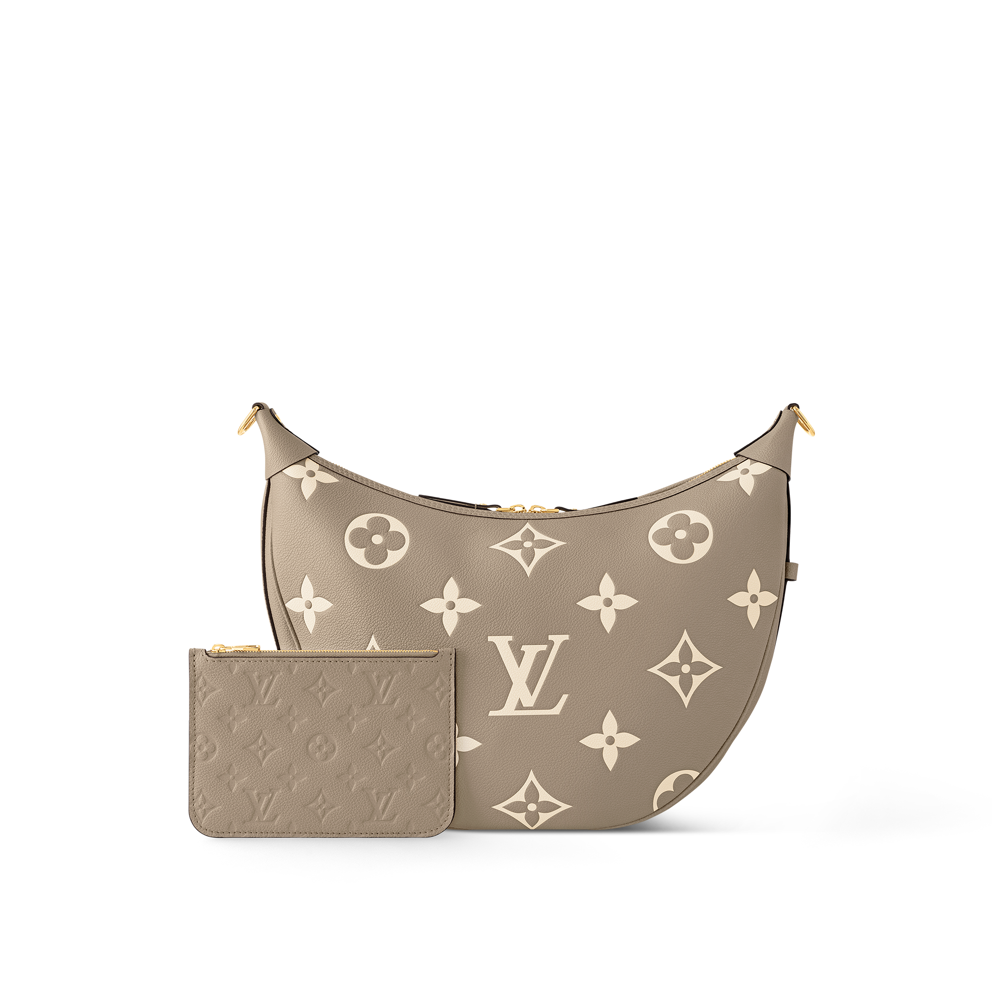 Loop Hobo Bicolor Monogram Empreinte Leather in Women