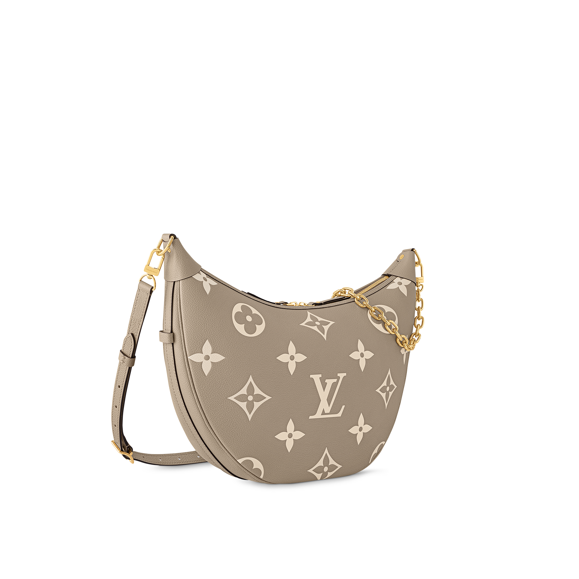 Loop Hobo Bicolor Monogram Empreinte Leather in Women