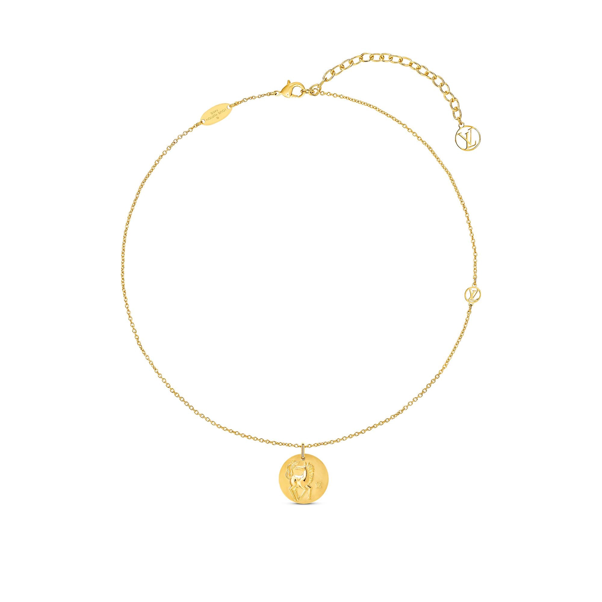 Louis Vuitton Zodiac Necklace Cheap 