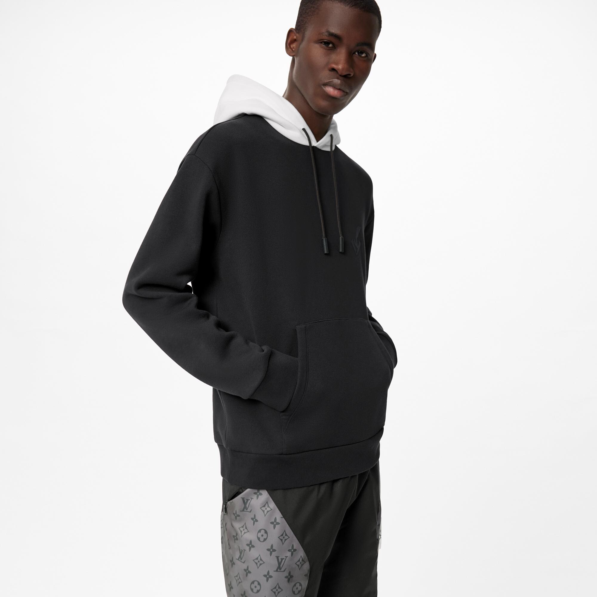 louis vuitton 2054 monogram black hoodie