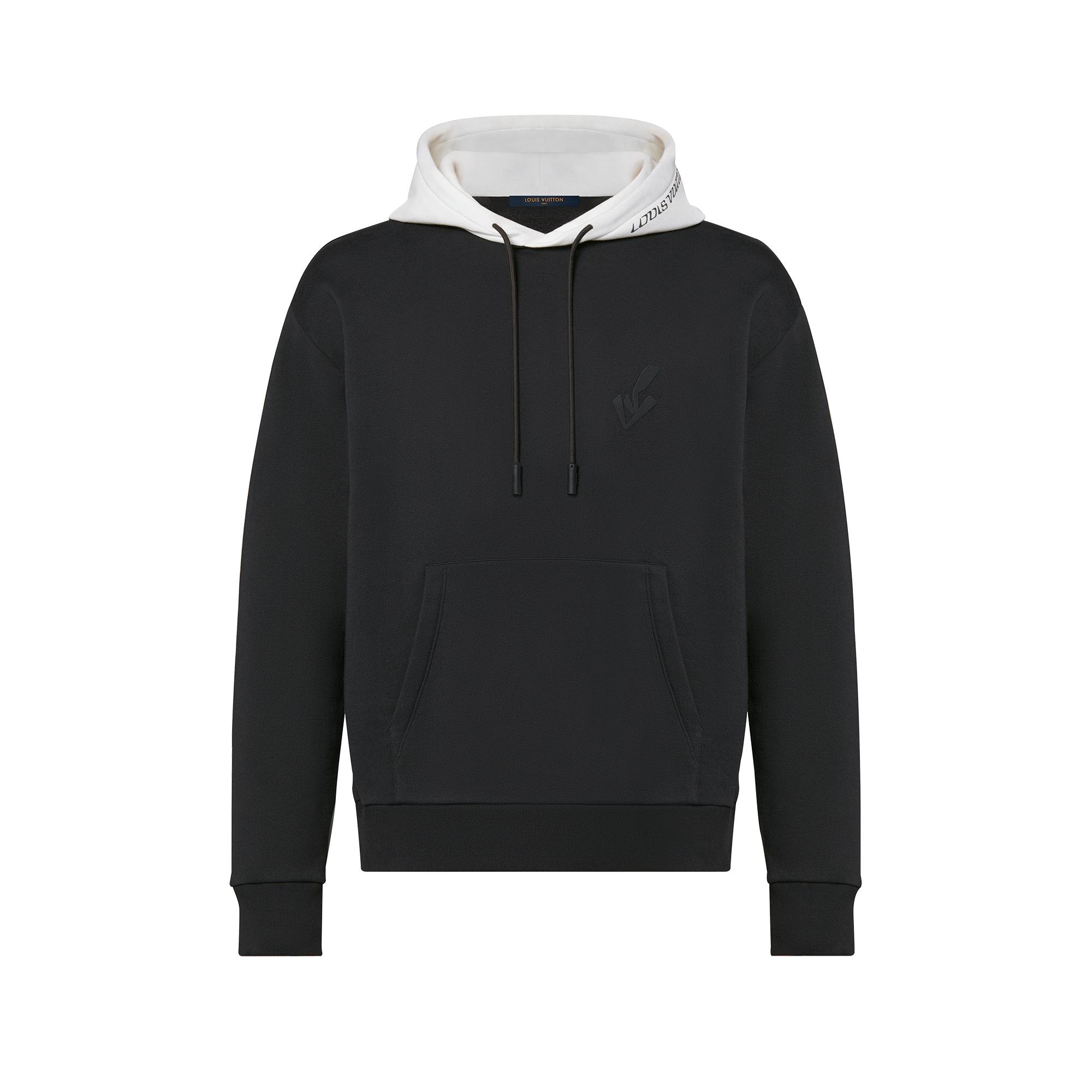 louis vuitton 2054 monogram black hoodie