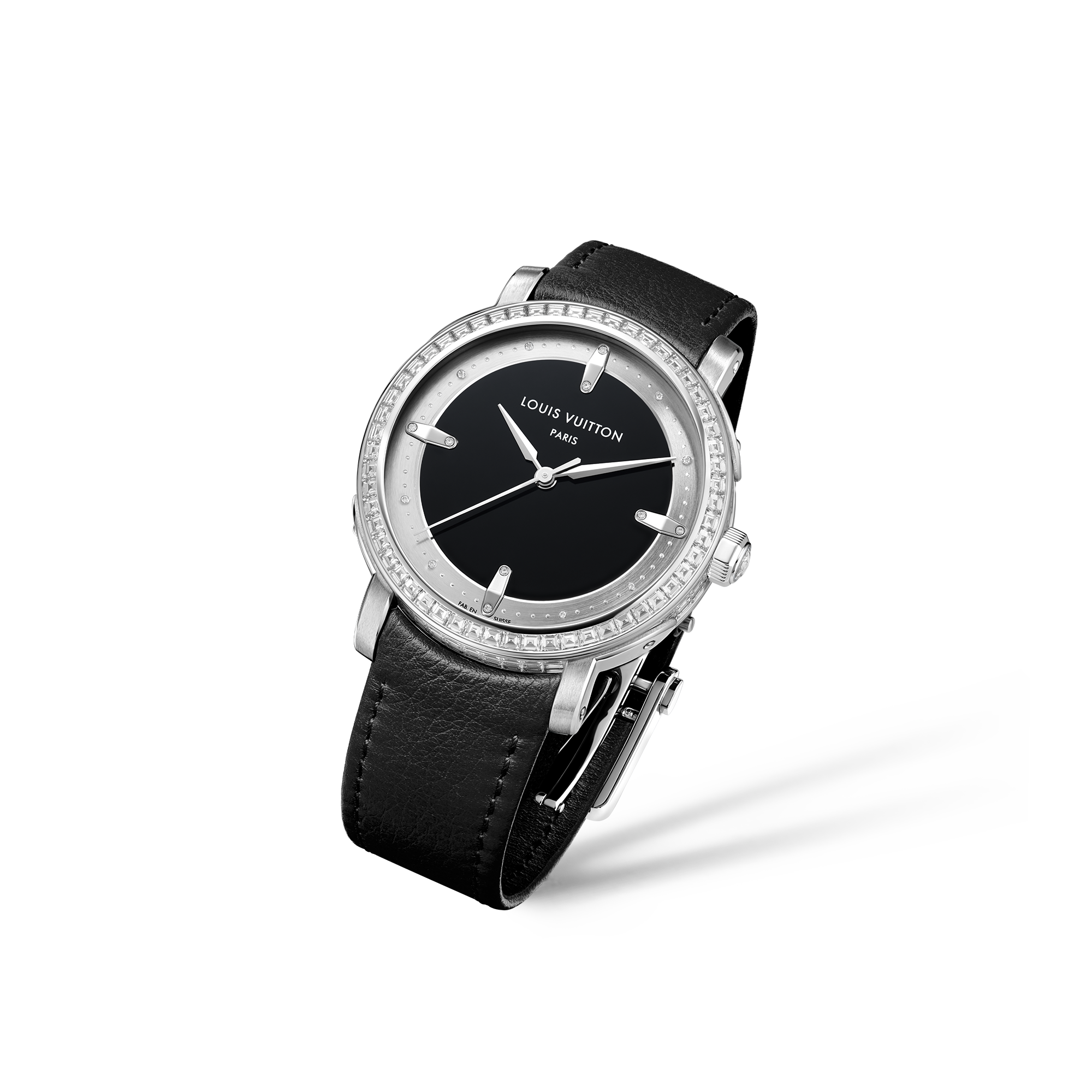 Louis Vuitton Escale, Automatic, 40.5mm, Platinum and diamonds  in Watches