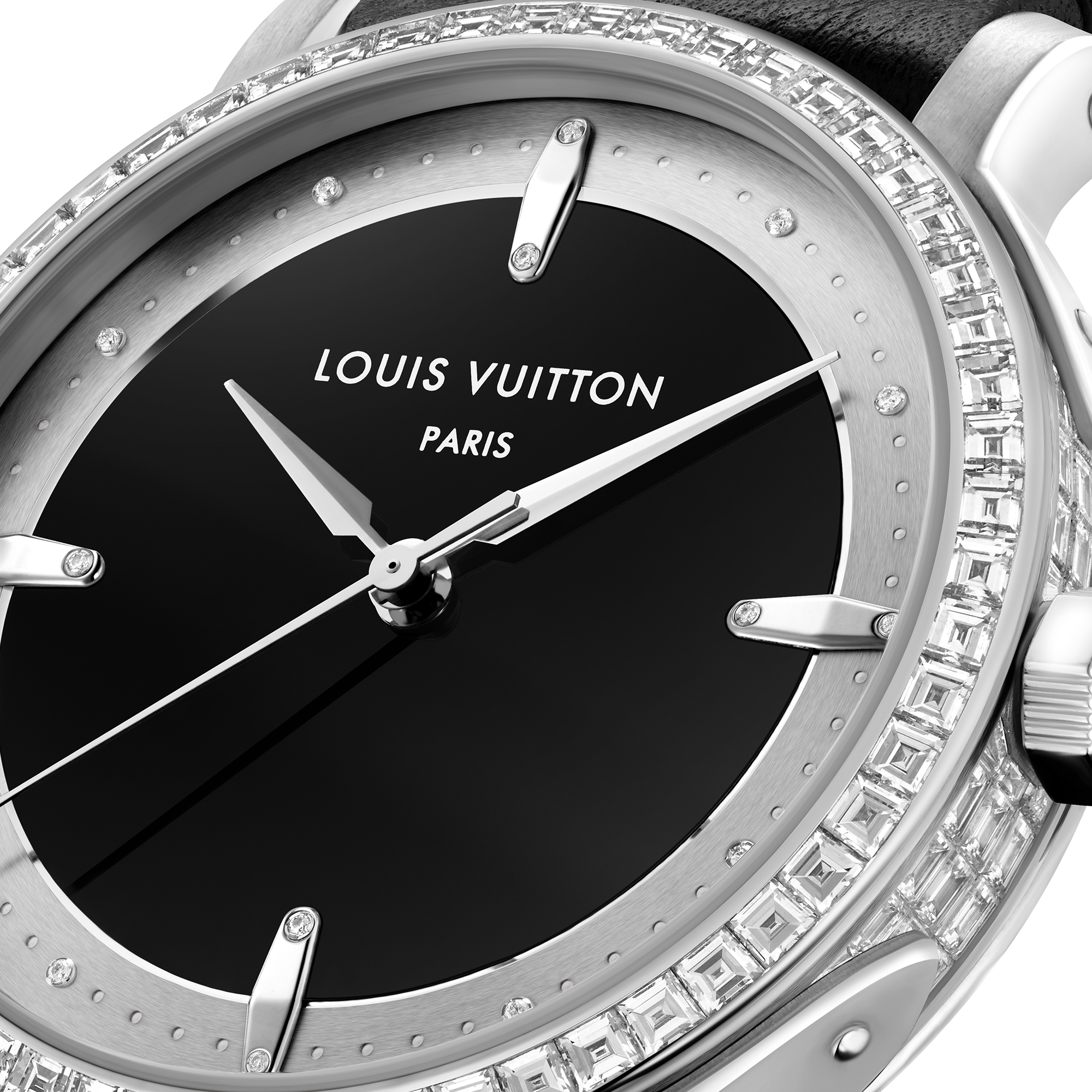 Louis Vuitton Escale, Automatic, 40.5mm, Platinum and diamonds  in Watches