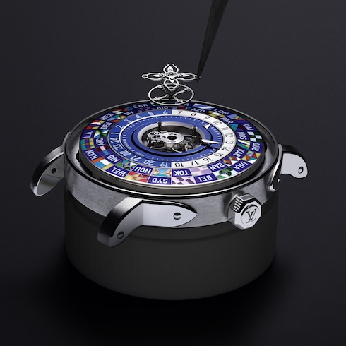 Louis Vuitton Escale Worldtime, Automatic, 40mm, Platinum in Watches's All Watches } collections by Louis Vuitton
