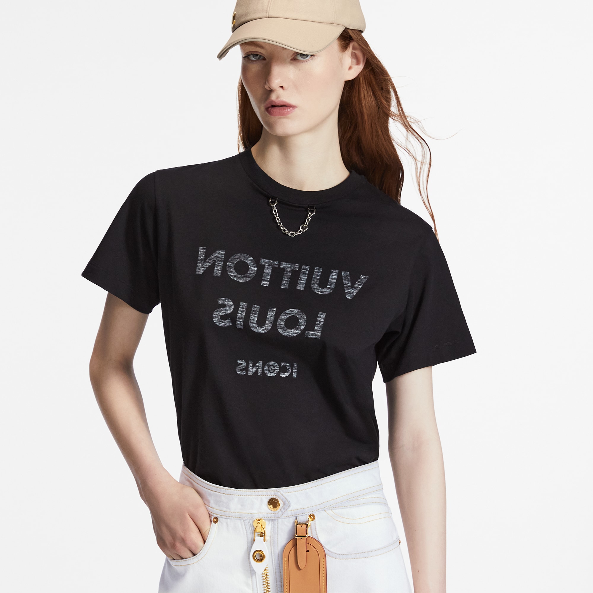 Louis Vuitton Print T-Shirt  in Women
