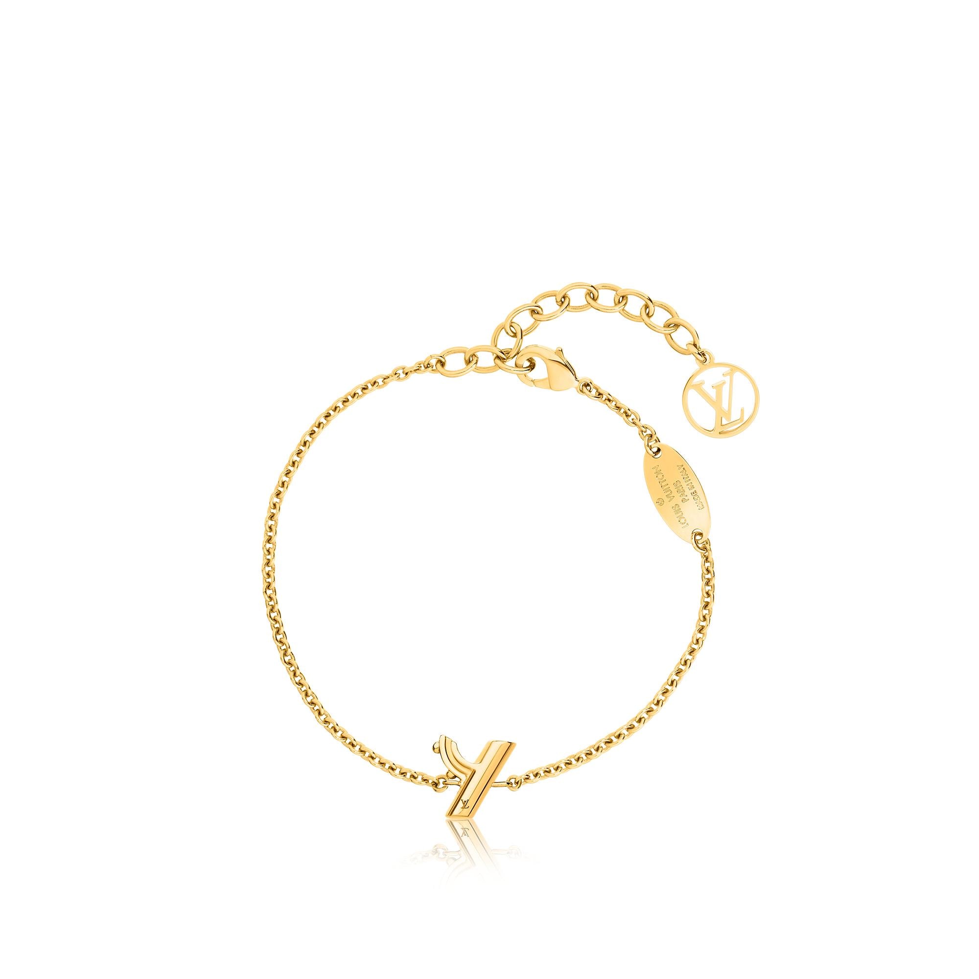LV & Me bracelet, letter Y S00 - Fashion Jewelry | LOUIS VUITTON 