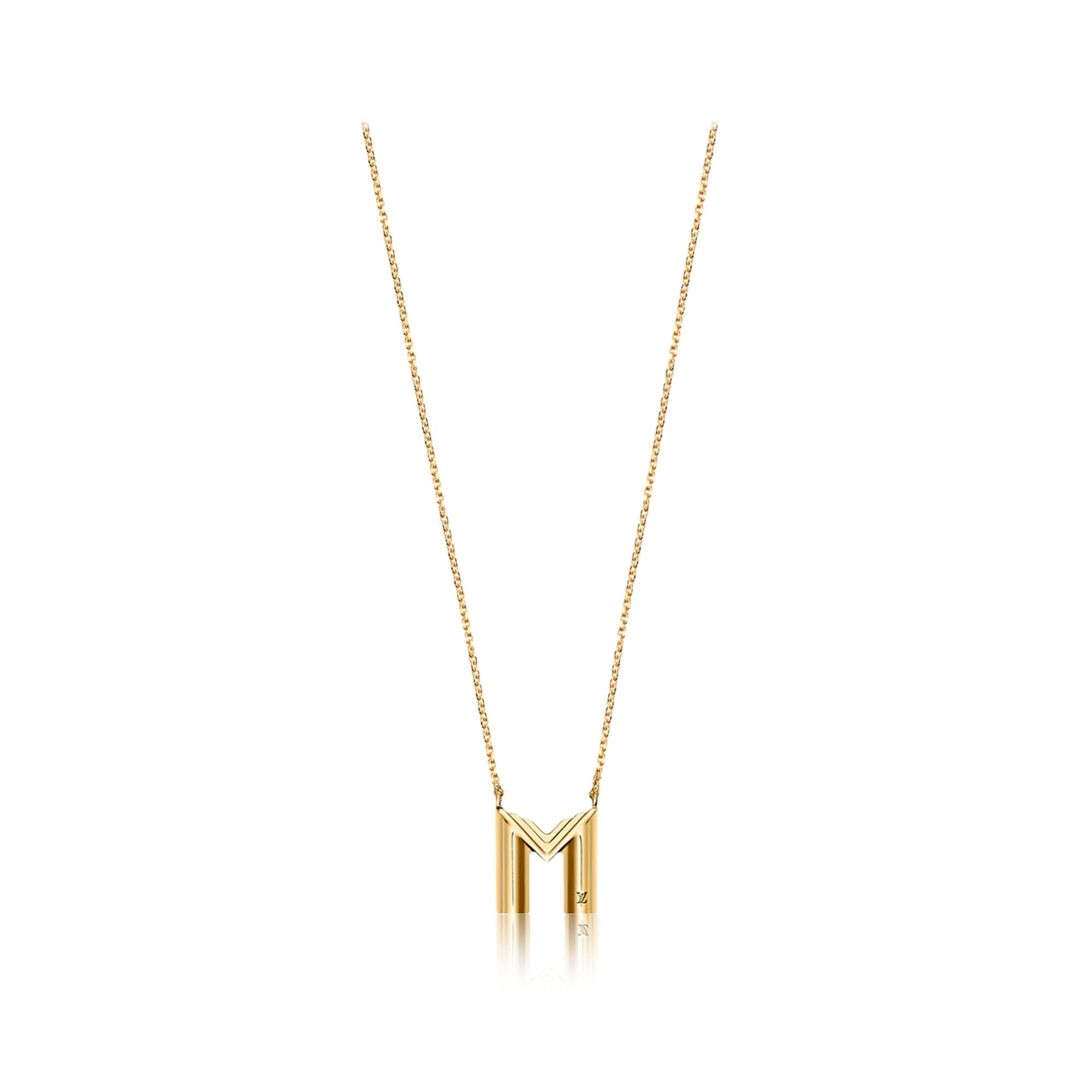 LV & Me Necklace, Letter M S00 - Fashion Jewelry | LOUIS VUITTON