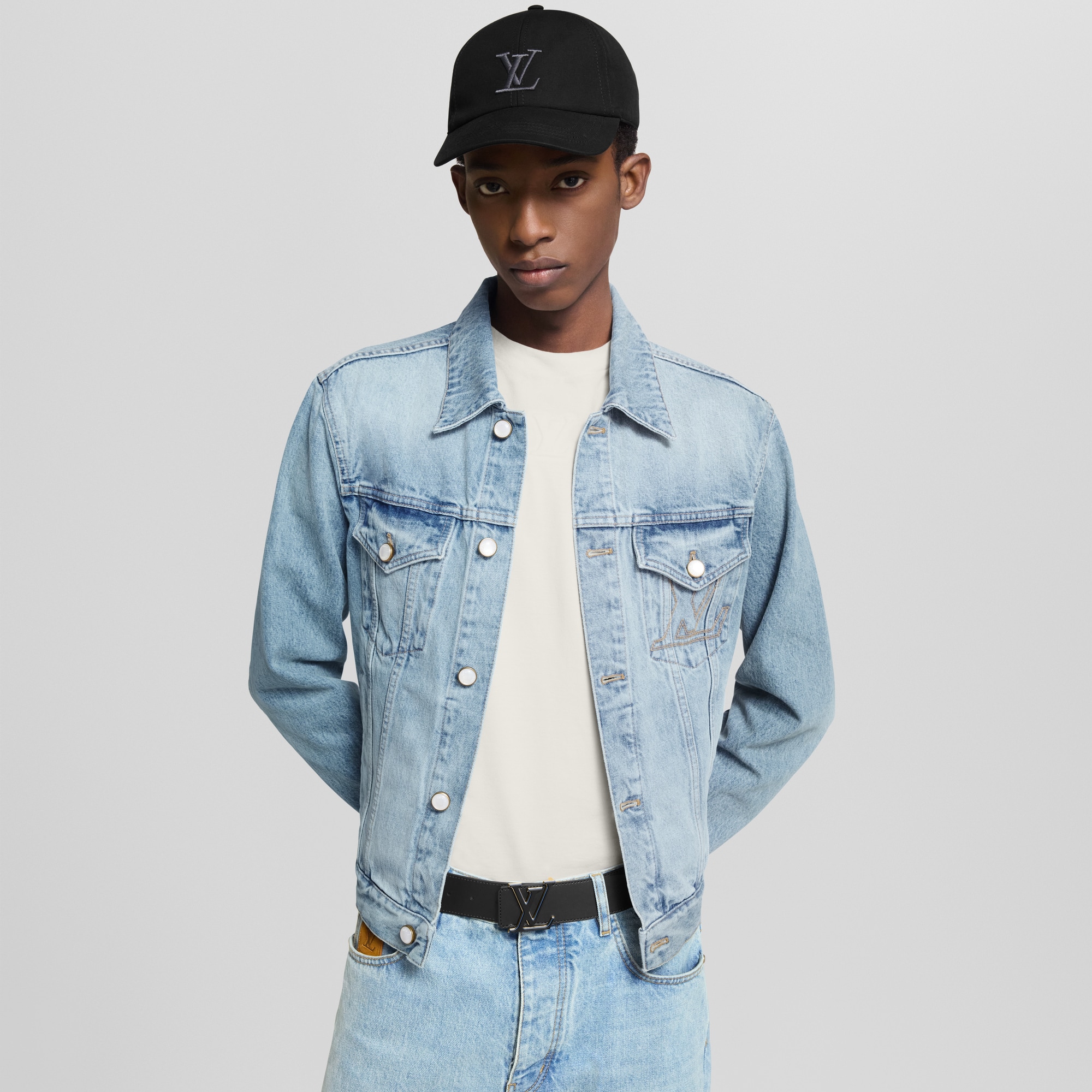 LV 3 Steps 40mm Reversible Belt  in Men