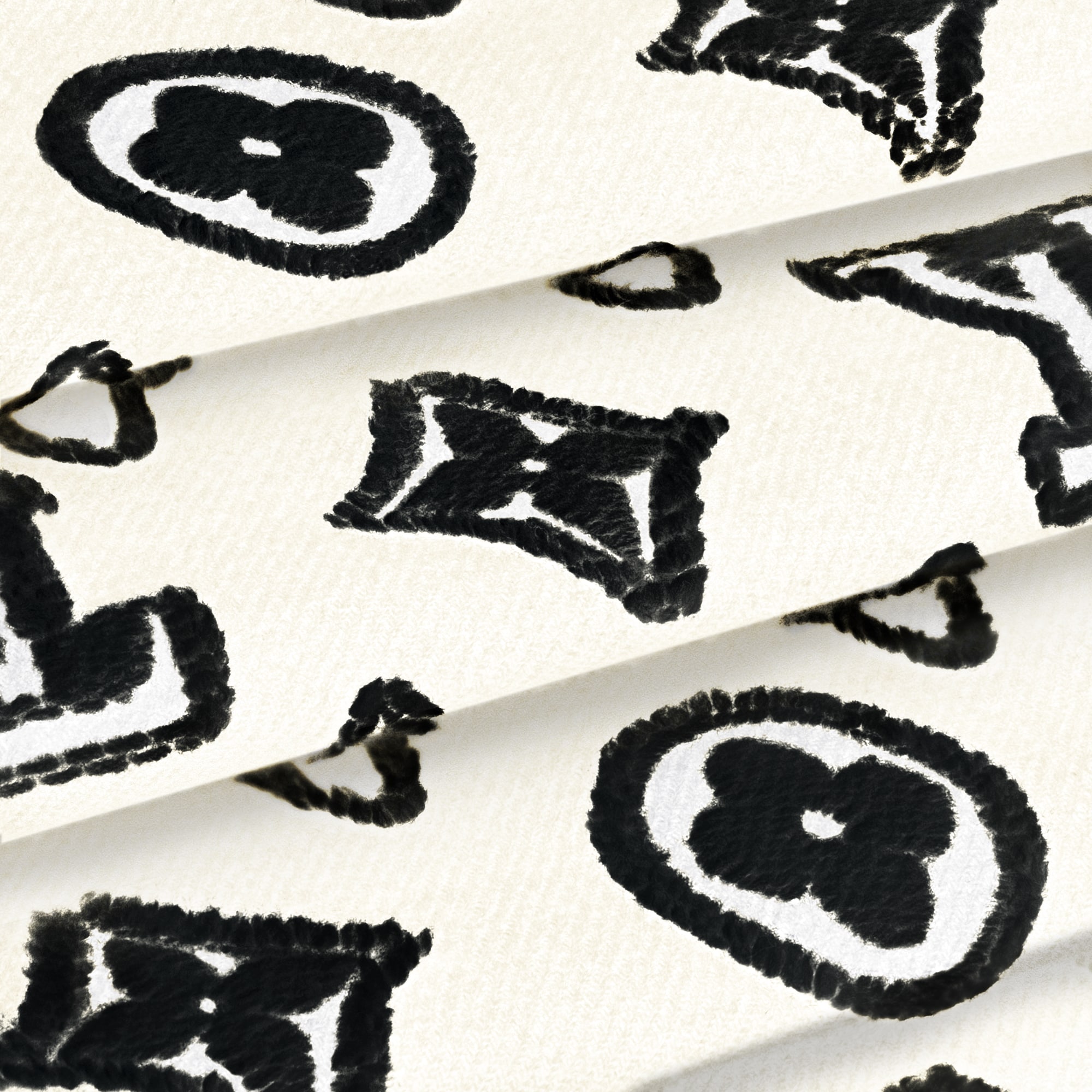 LV 3D Scarf S00 in Women