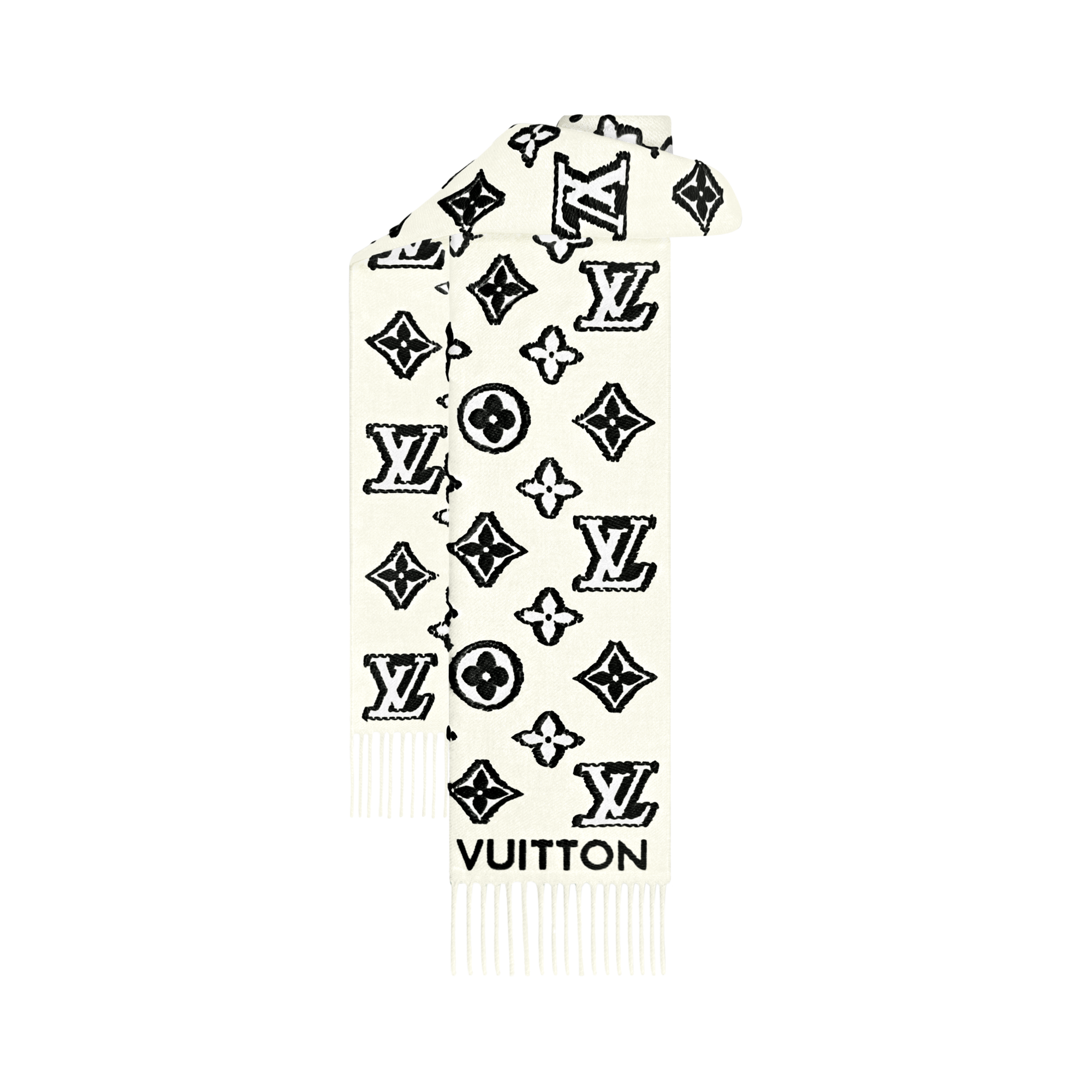 LV 3D Scarf S00 in Women