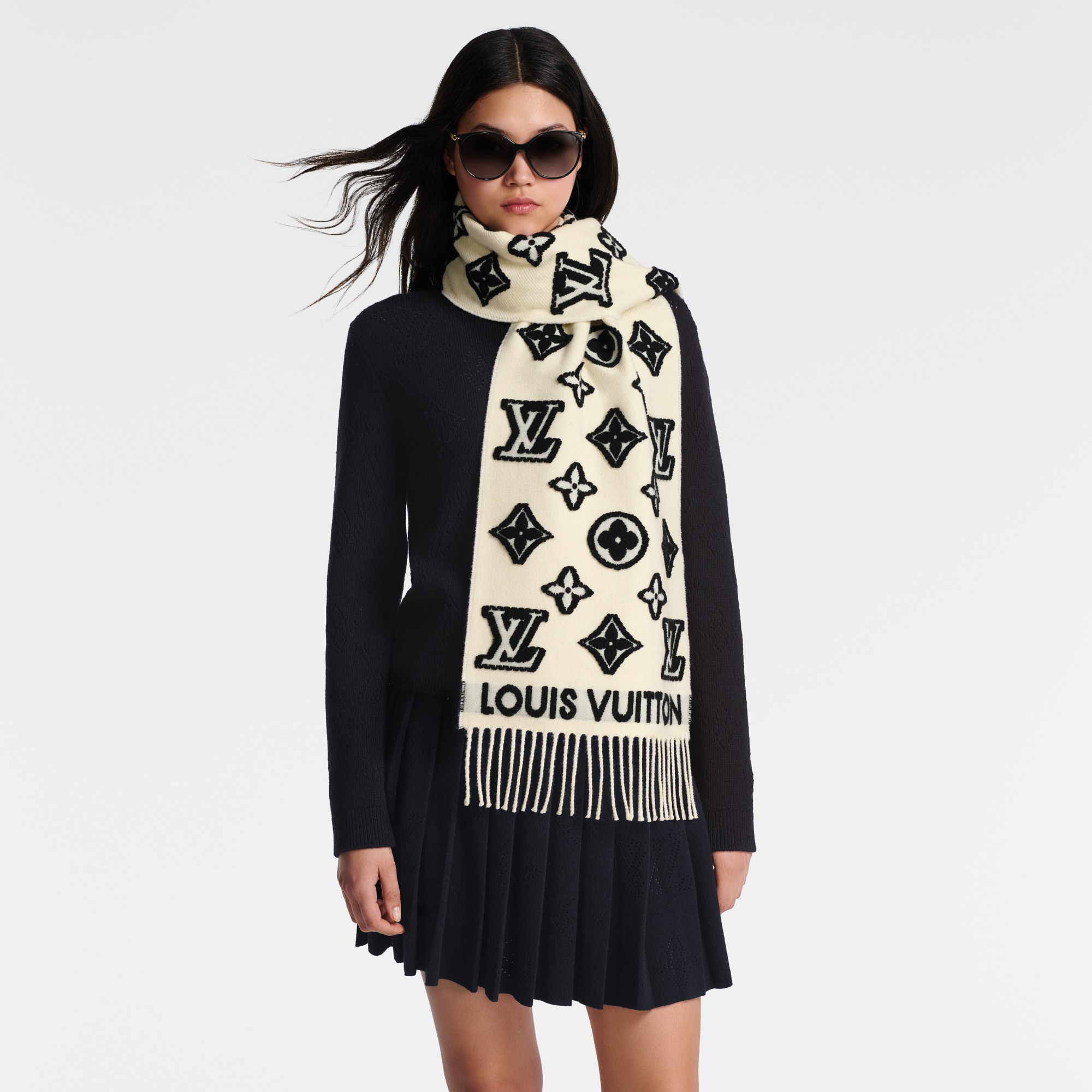 LV 3D Scarf S00 in Women