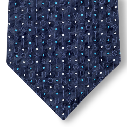 LV Alphabet Tie detail view