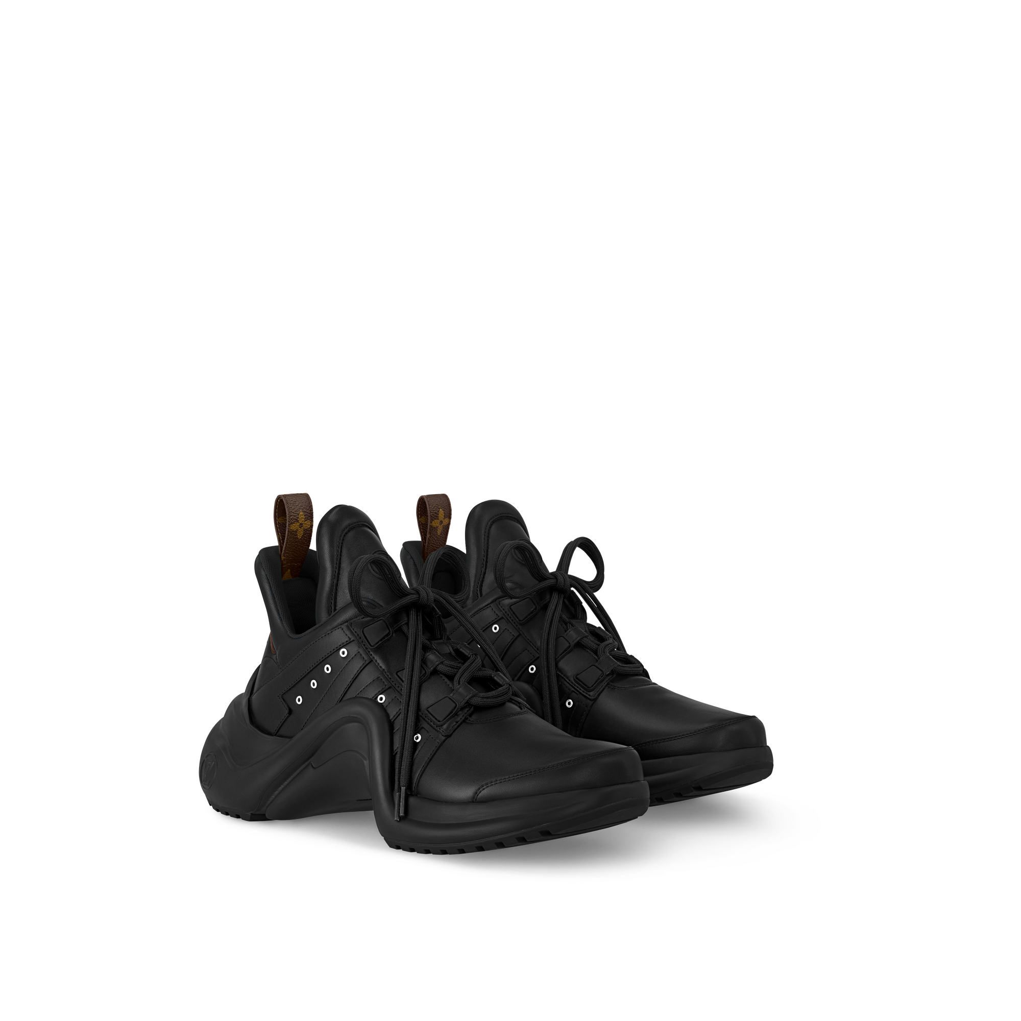 Time out sneakers leer Louis Vuitton zwart maat 36 EU in Leer - 30353768