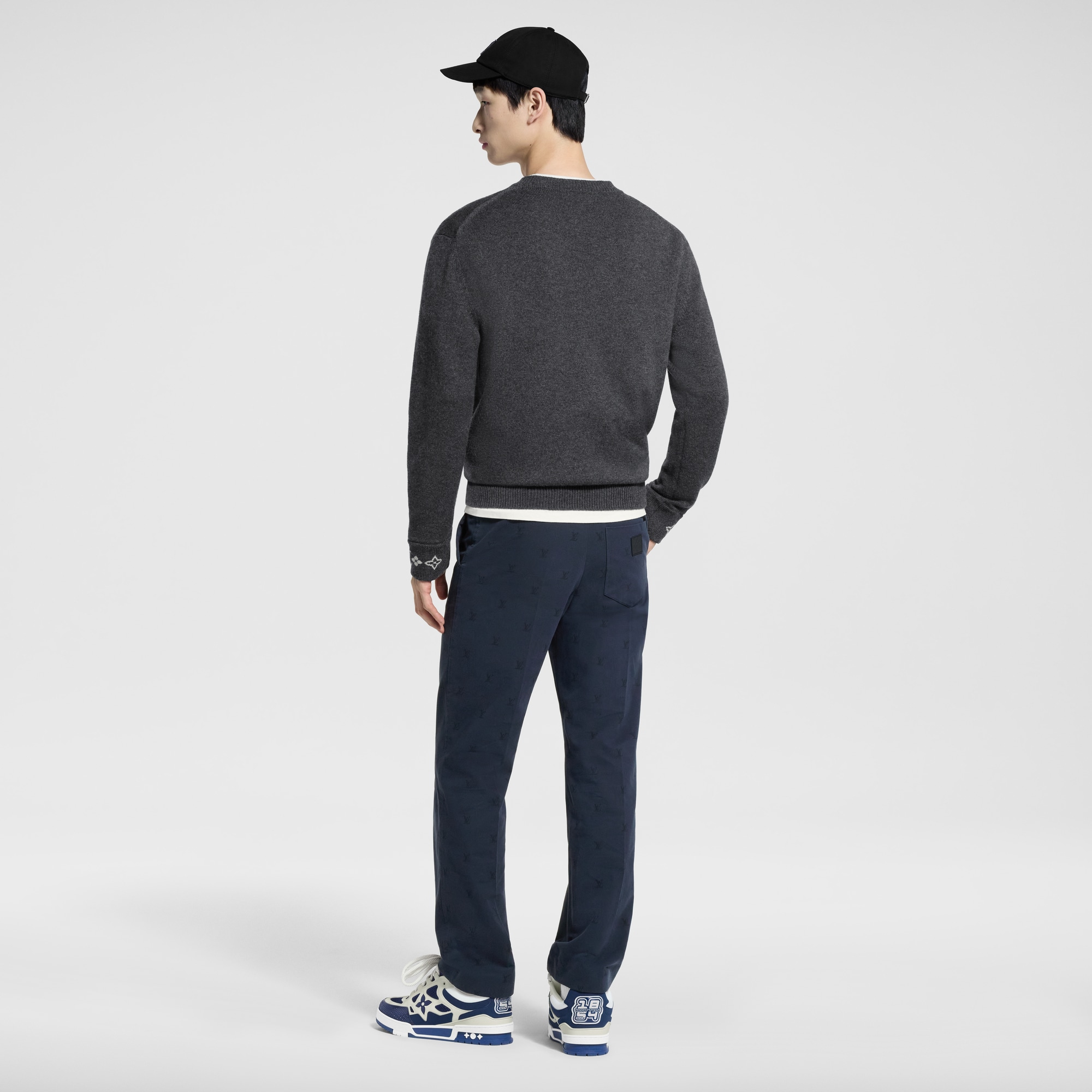 LV Blason Cotton Chino Pants  in Men