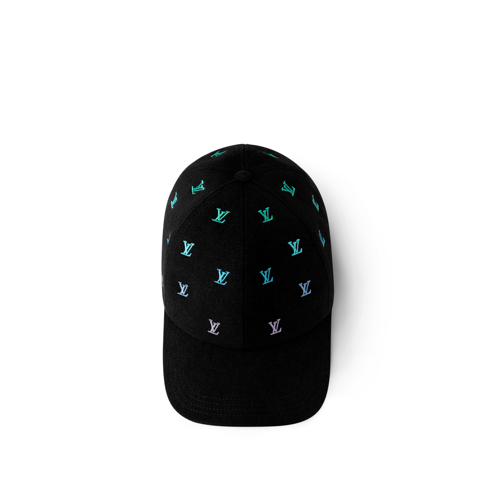 LV Blason Shading Denim Cap S00 in Men