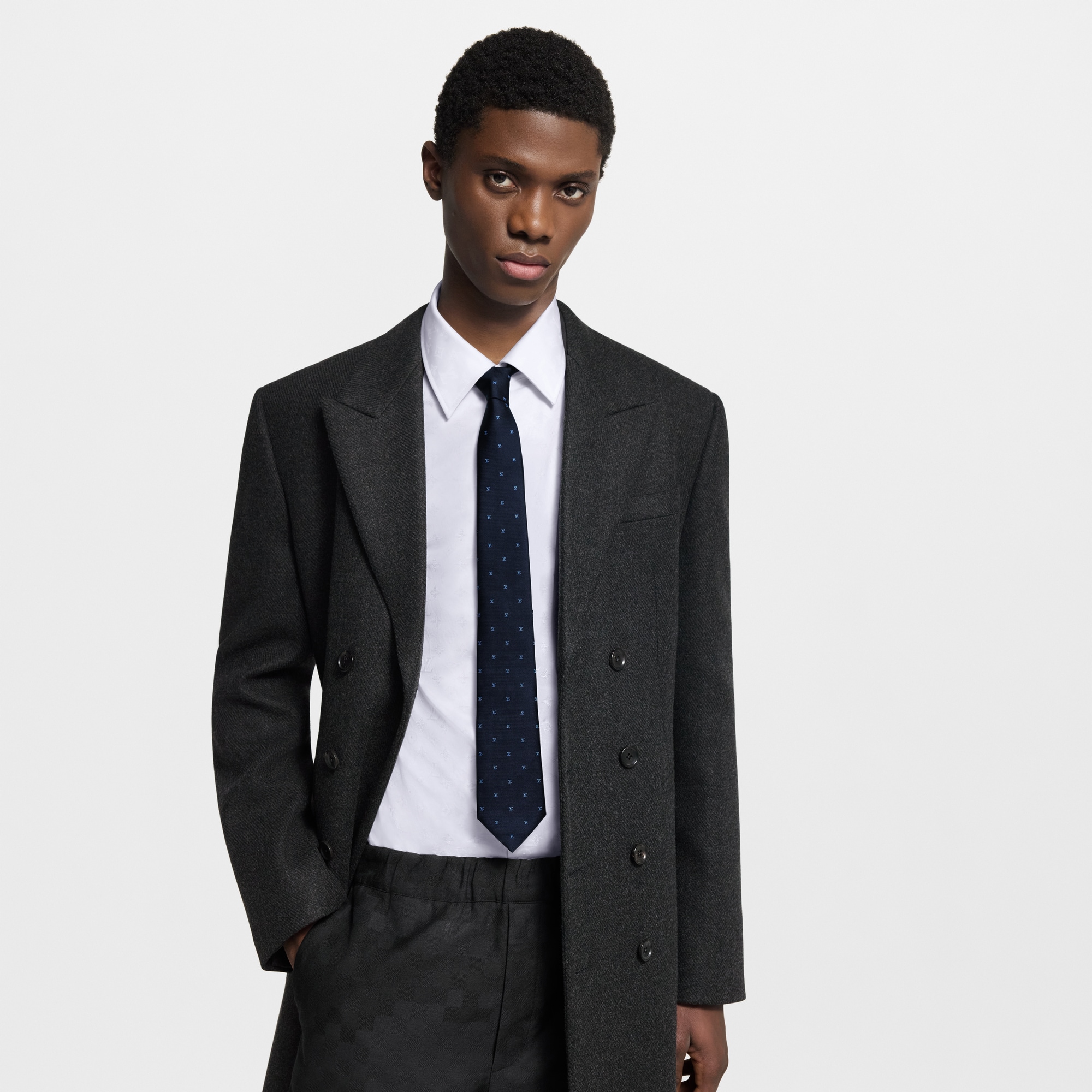 LV Blason Tie S00 in Men