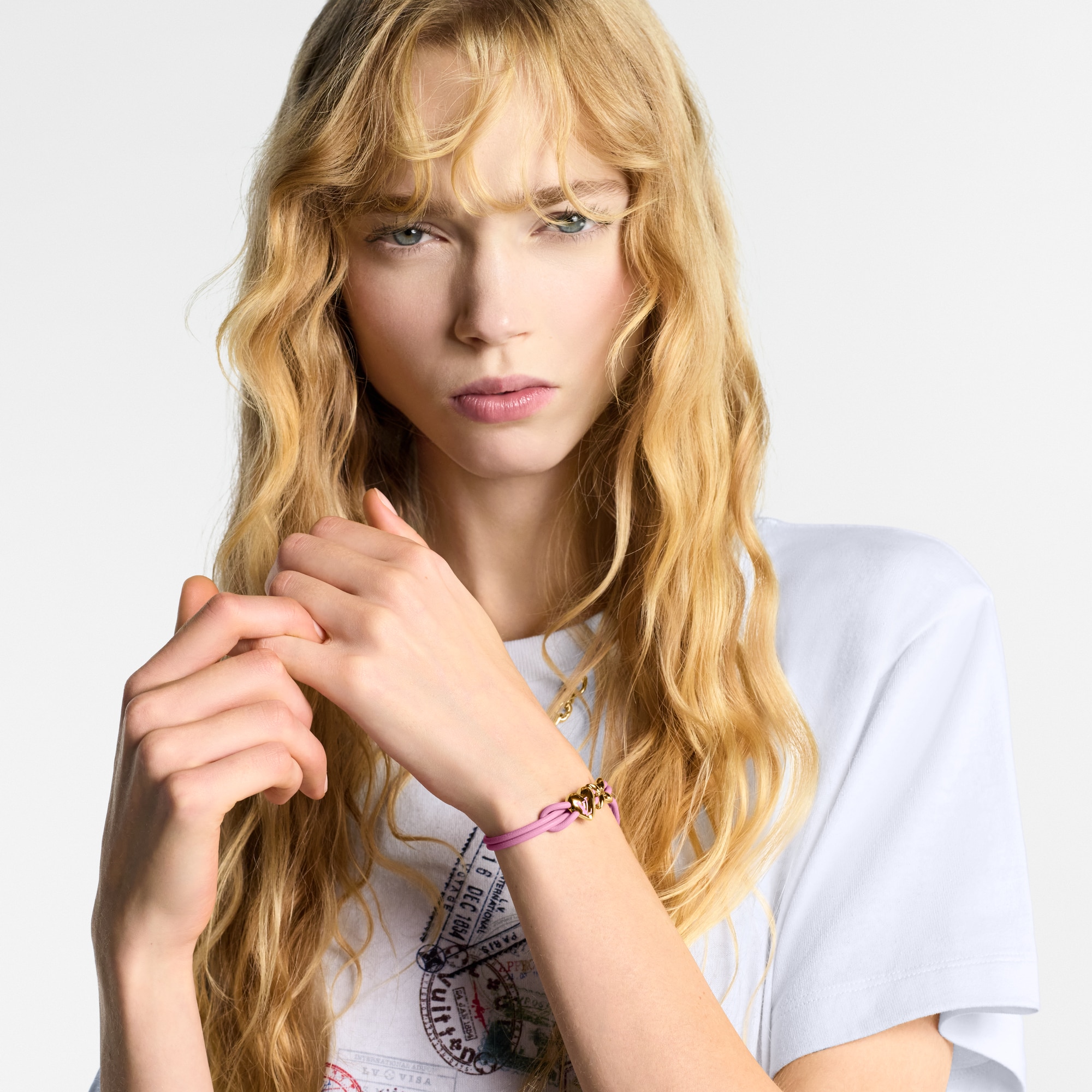 LV Bloom Heart Bracelet Other Leathers in Women