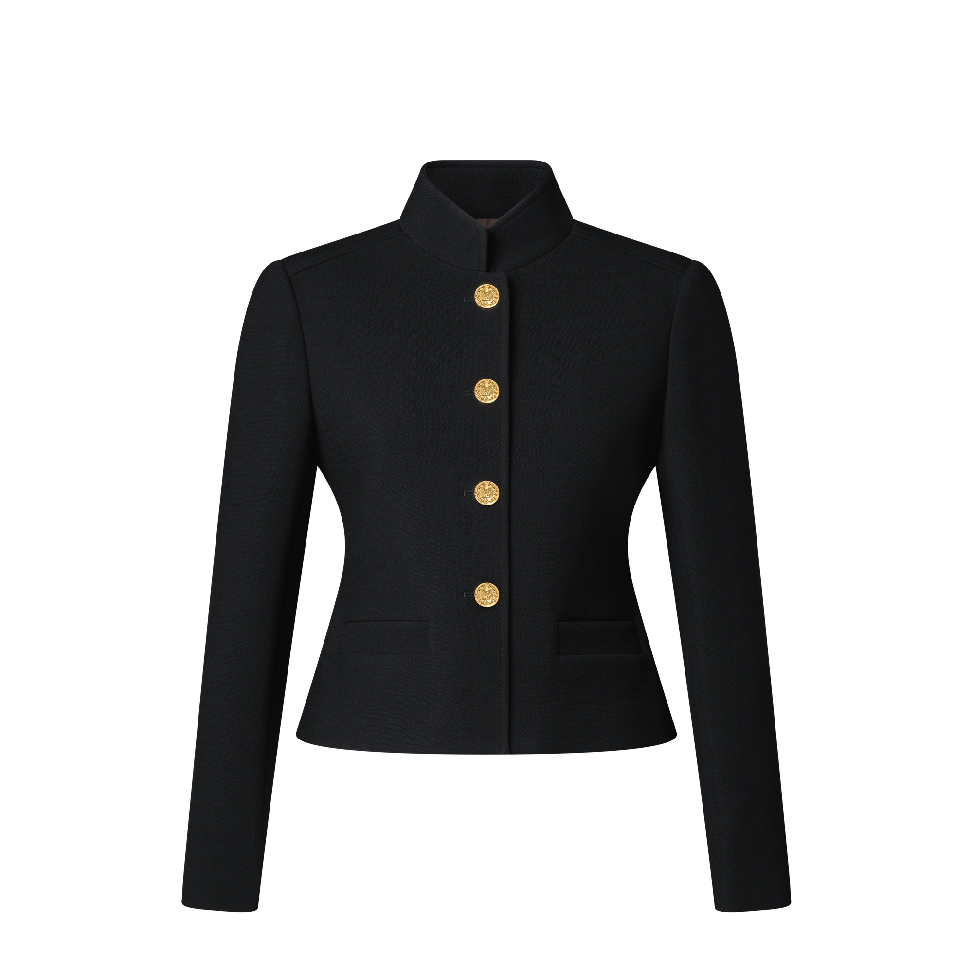 LV Button Officer Jacket  in Women