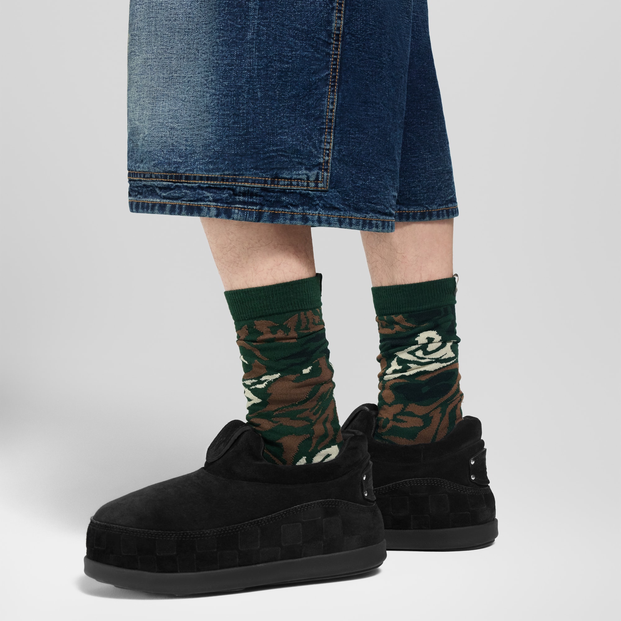 LV Camo Socks S00 in Men