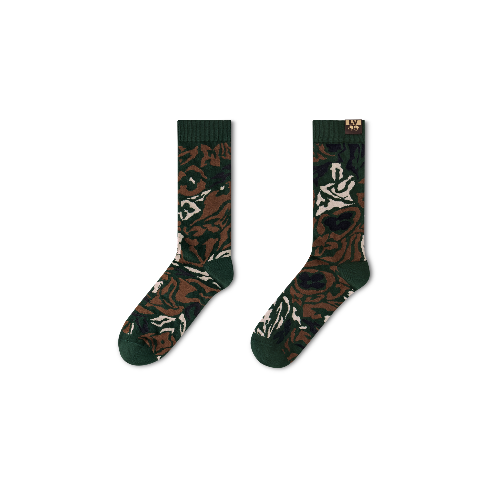 LV Camo Socks S00 in Men