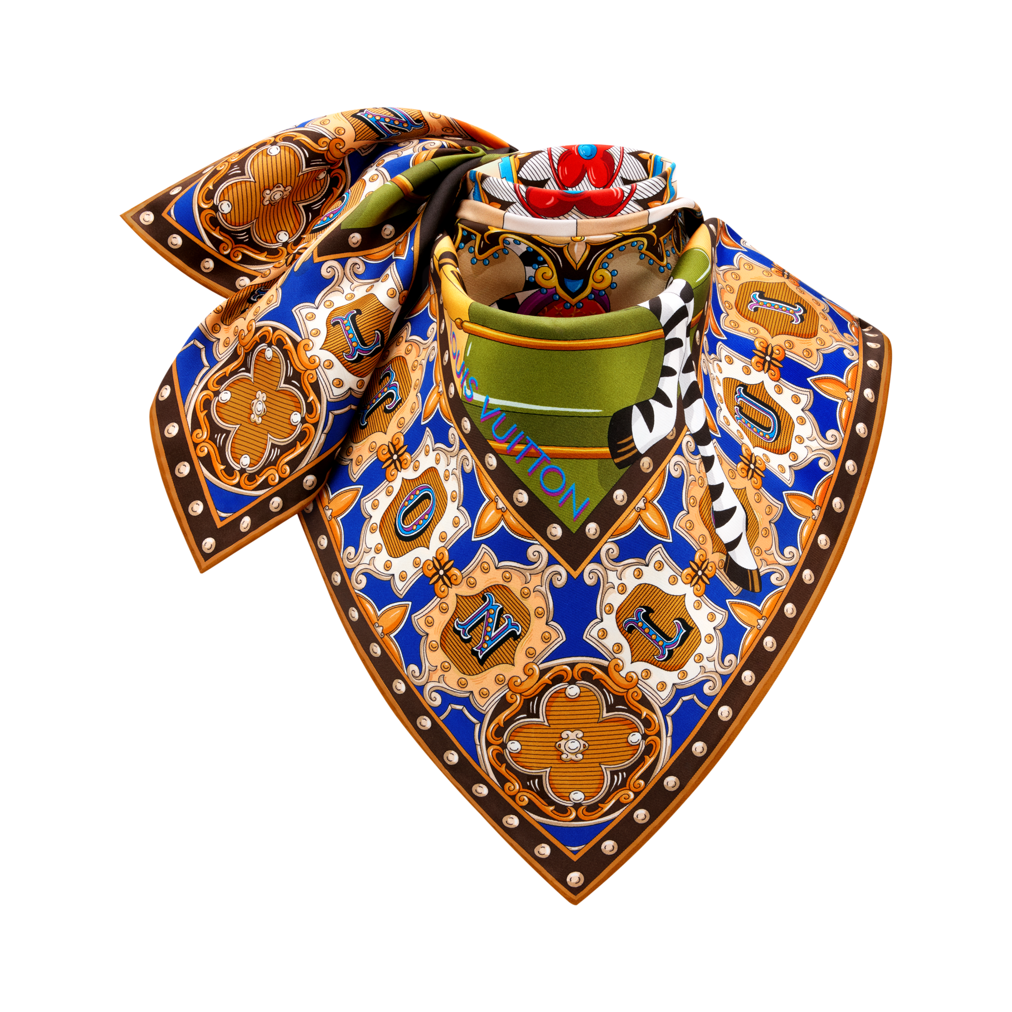 LV Carrousel Square 90 S00 in Women