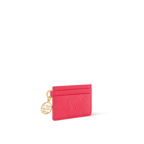 LV Charms Card Holder Monogram Empreinte Leather in Women's Wallets and Small Leather Goods Card Holders and Key Holders collections by Louis Vuitton (Product zoom)