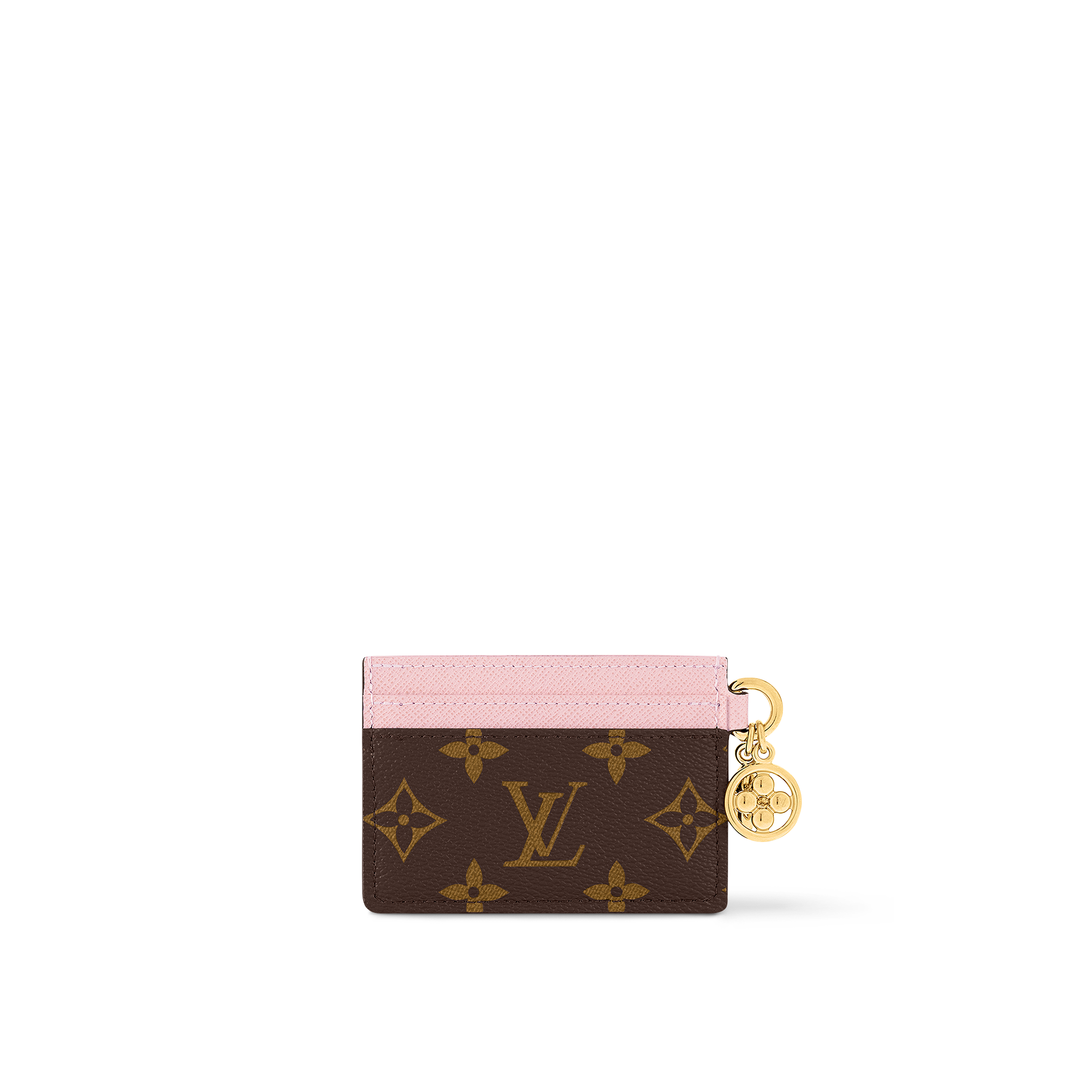 LV Charms Card Holder Monogram Canvas in Women