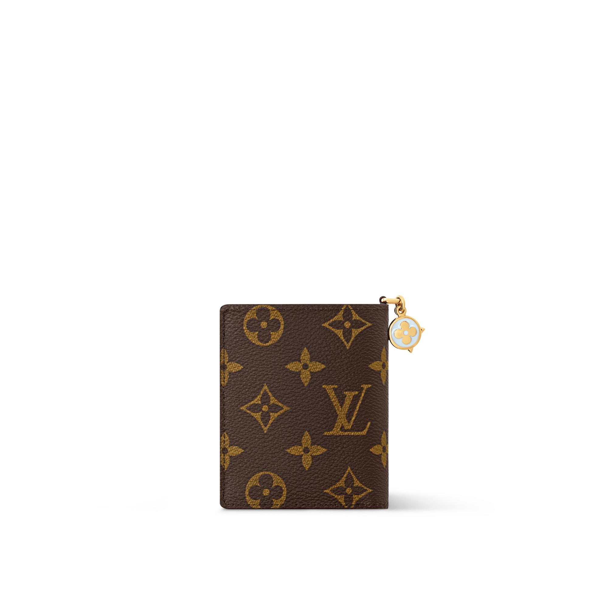 LV Charms Pocket Wallet Monogram Canvas in Women