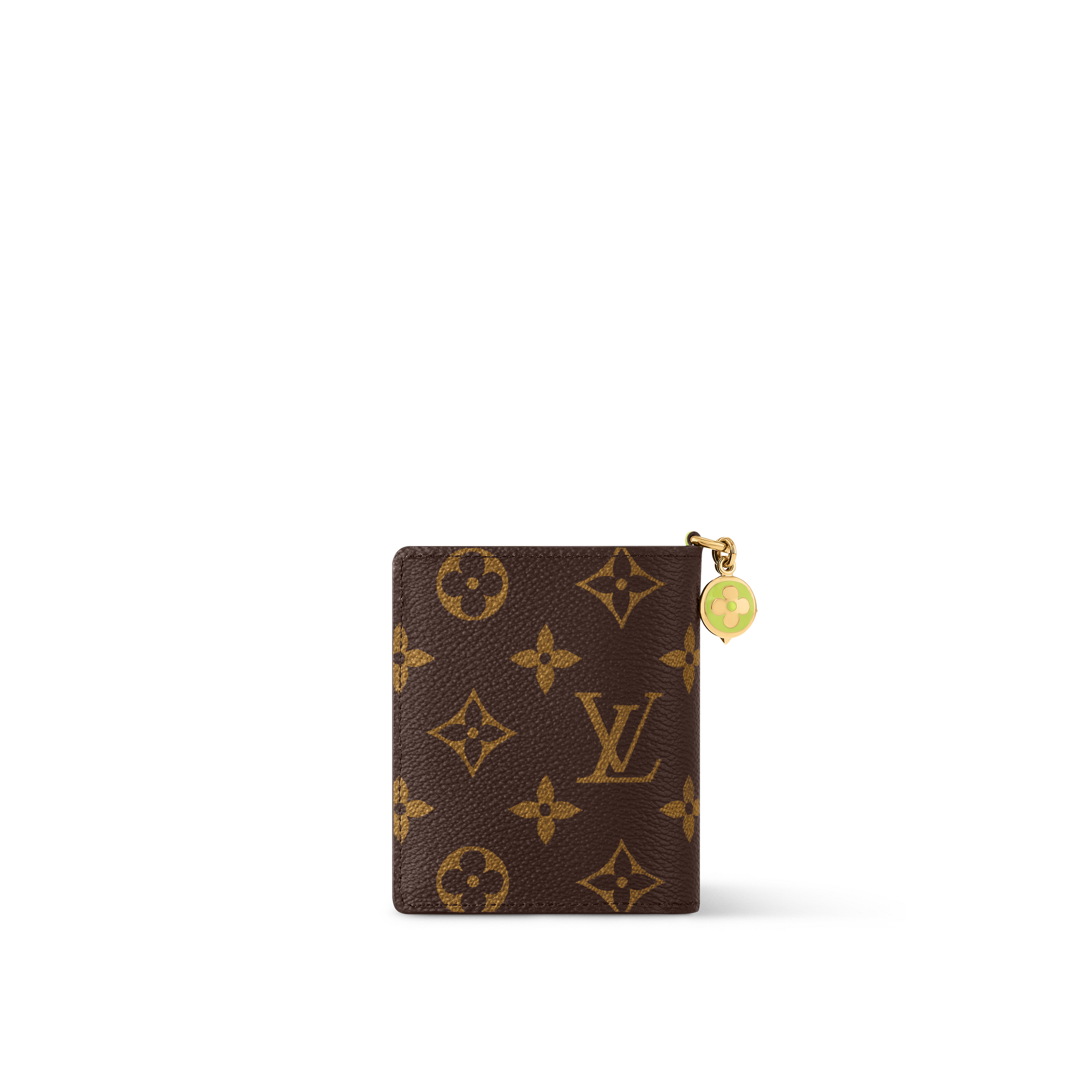 LV Charms Pocket Wallet Monogram Canvas in Women