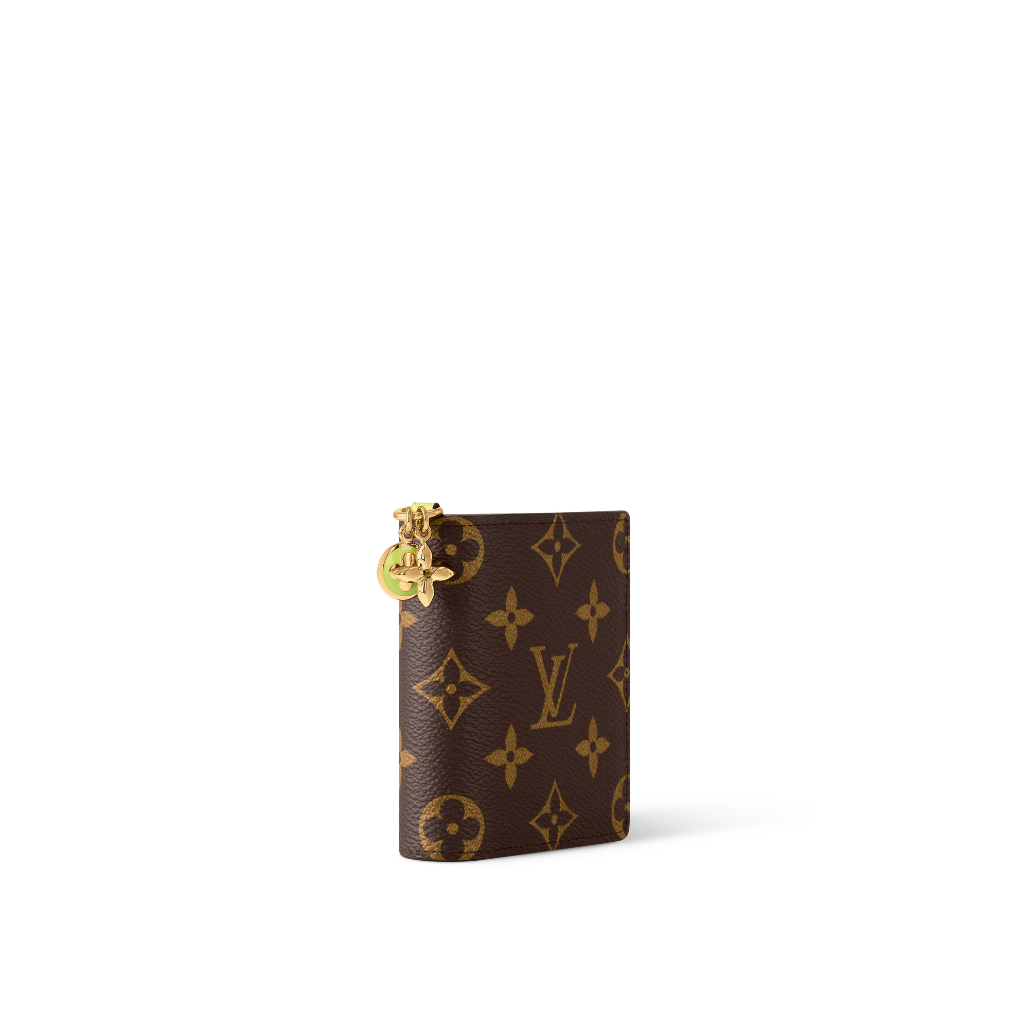 LV Charms Pocket Wallet Monogram Canvas in Women