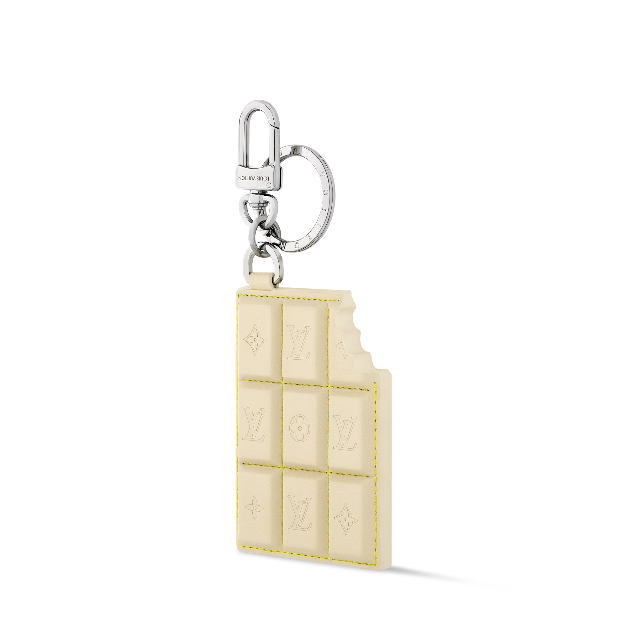 LV Chocolate Bar Key Holder and Bag Charm S00 in Men