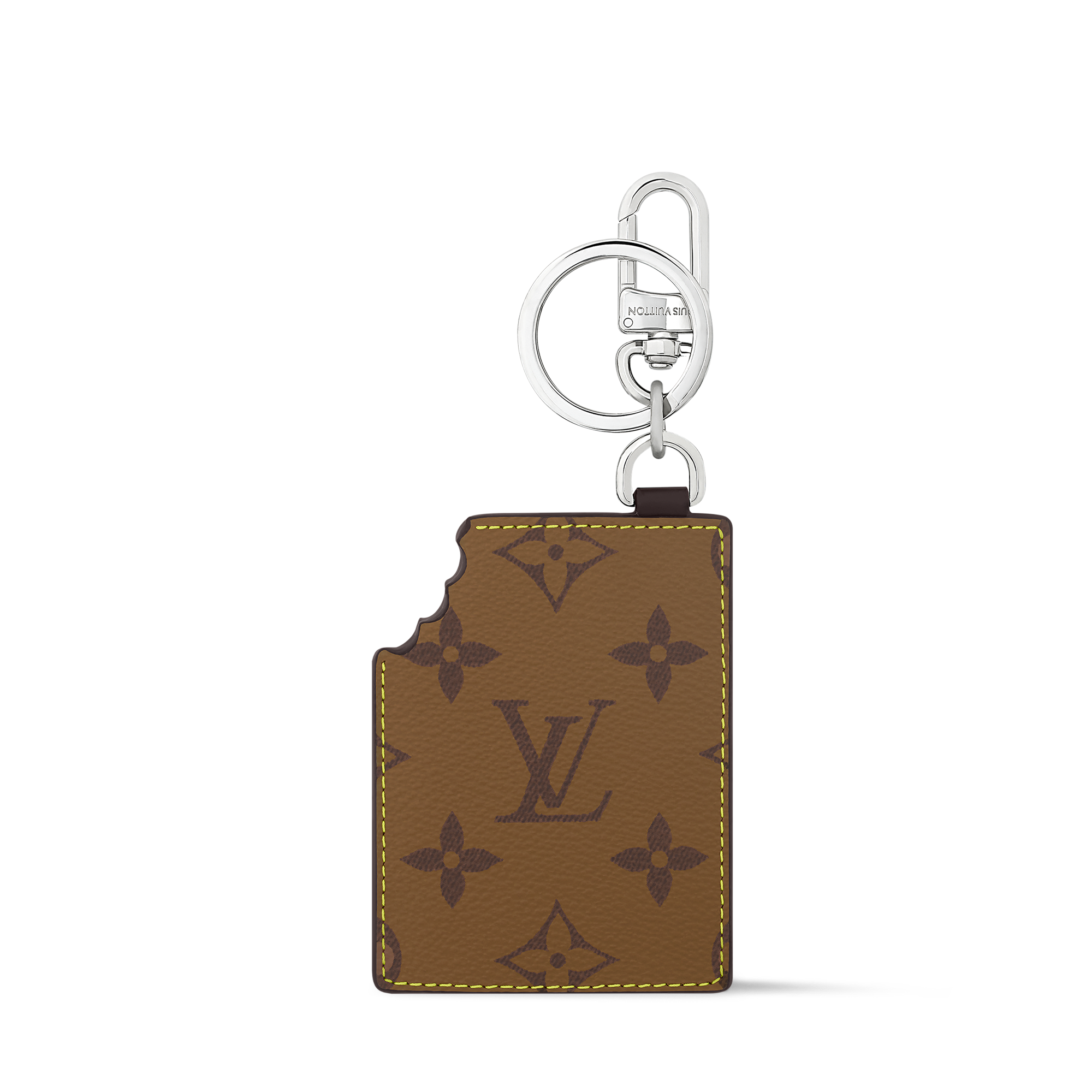 LV Chocolate Bar Key Holder and Bag Charm S00 in Men