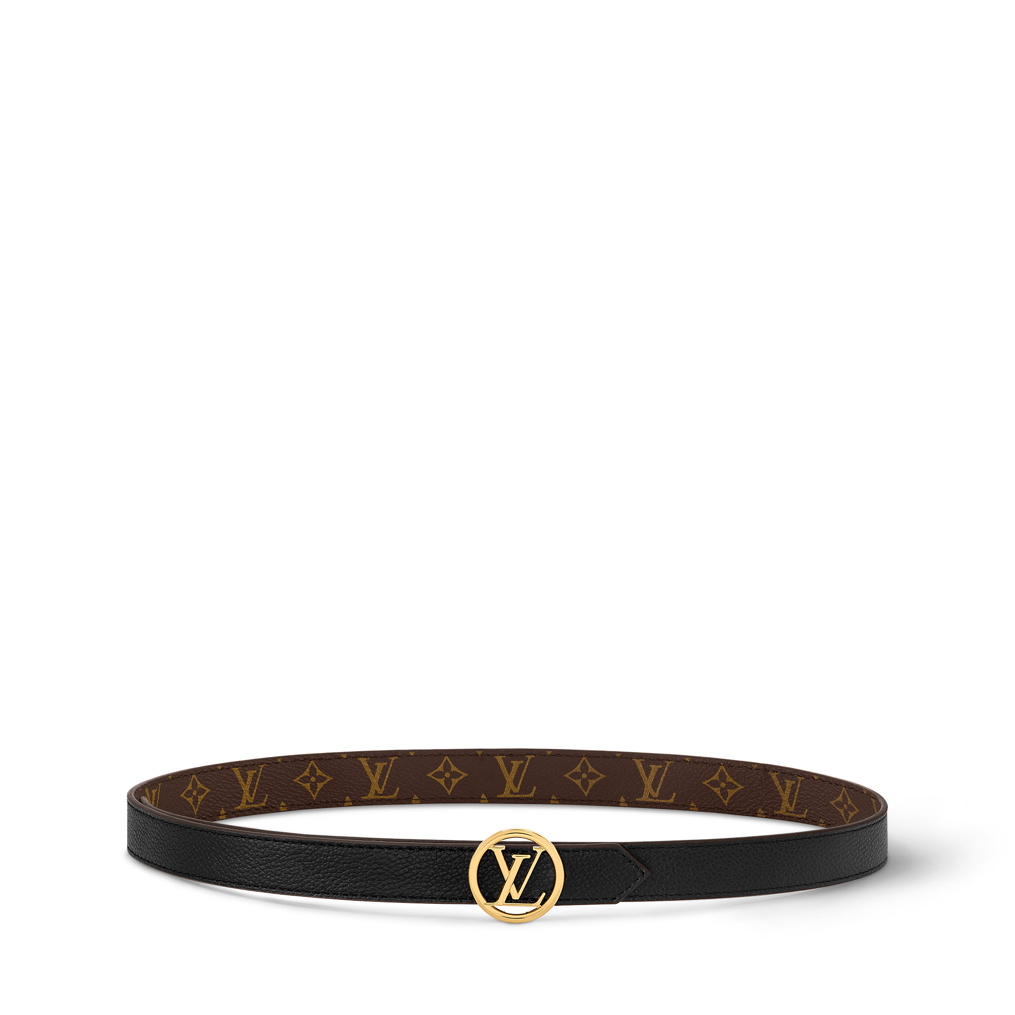 LV Circle 20mm Reversible Belt Monogram Canvas in Women