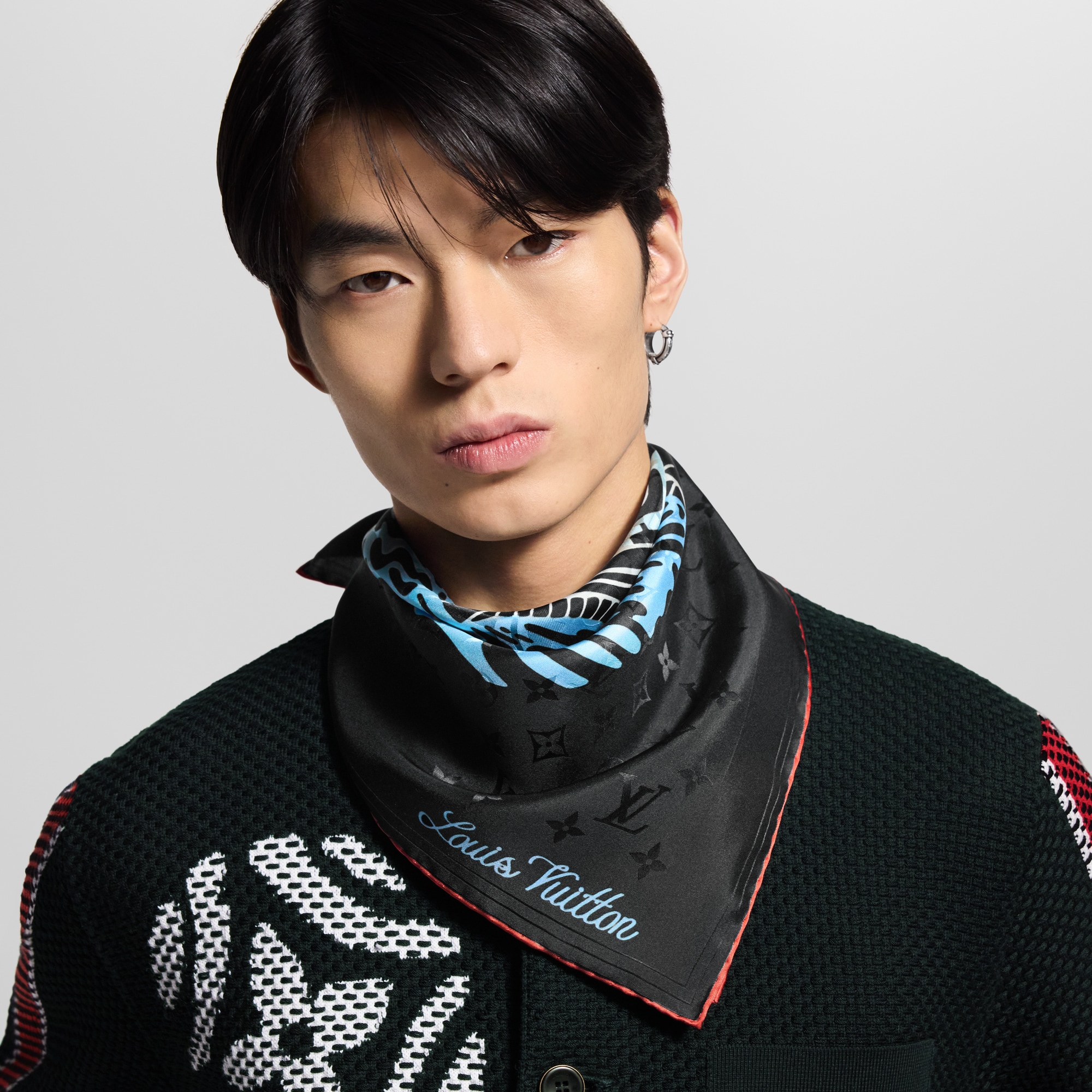 LV City Stamp Bandana S00 in Men