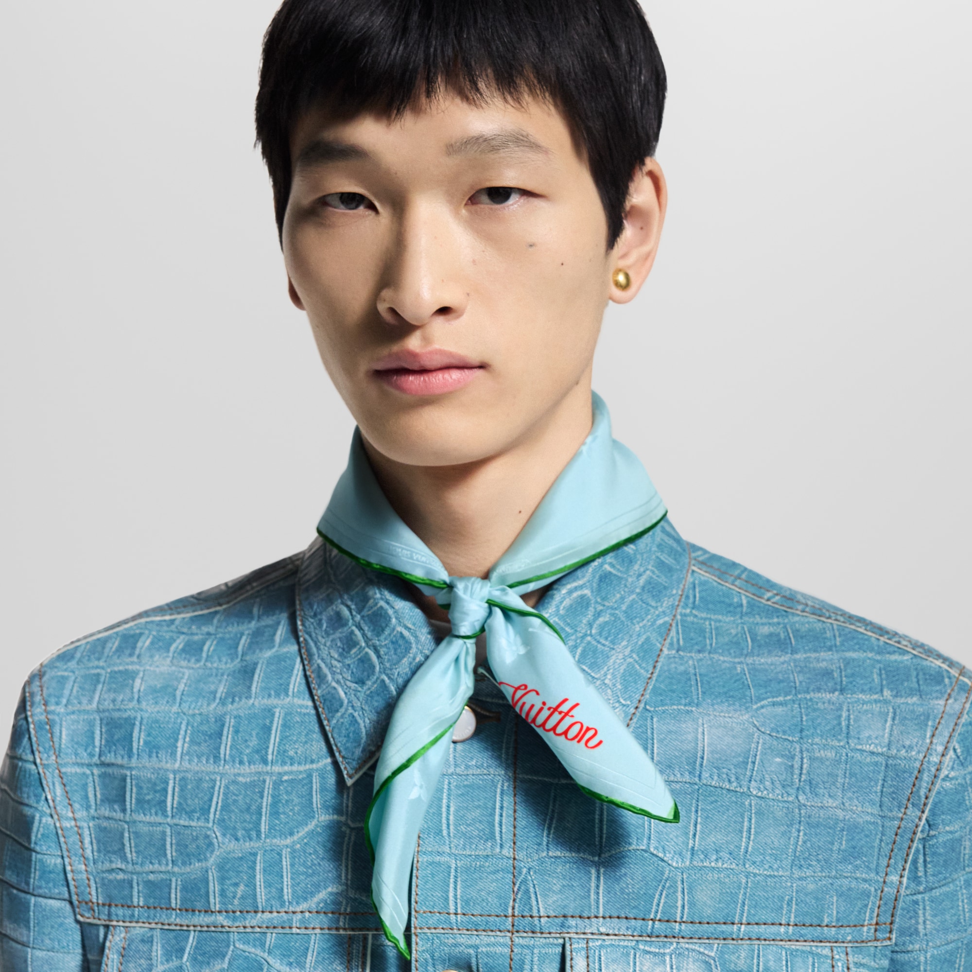 LV City Stamp Bandana S00 in Men